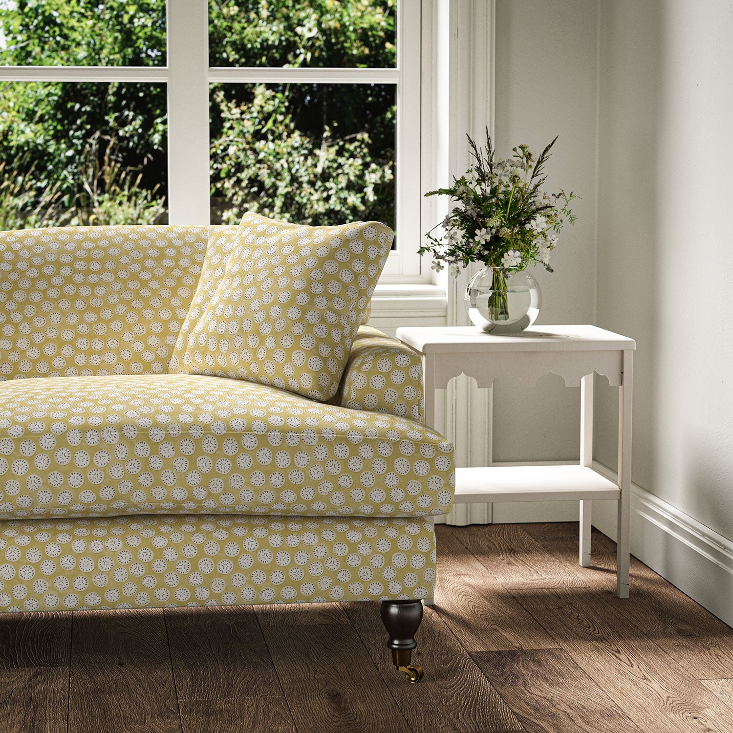 Linwood Chitgar Yellow Lichen Made to Measure Curtains