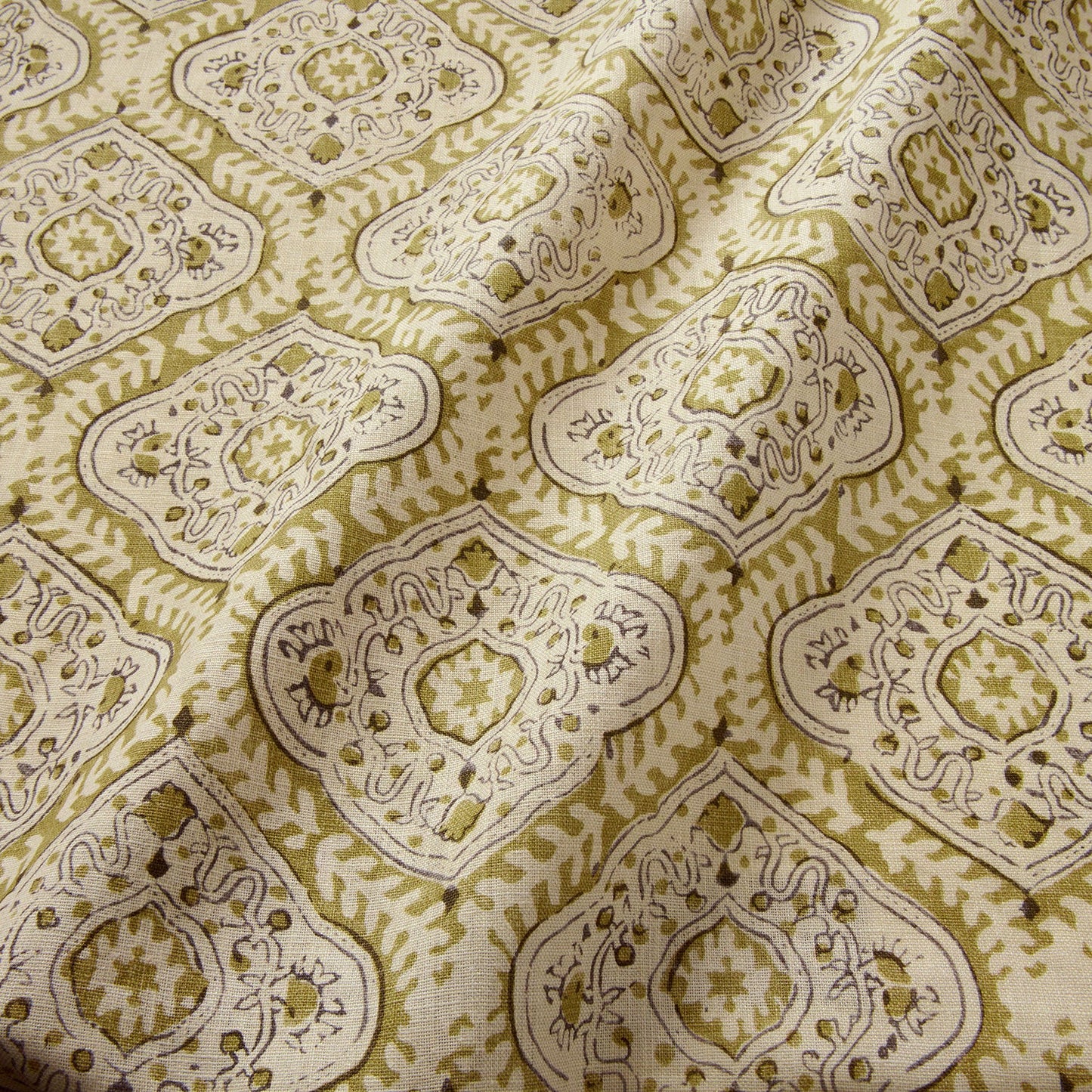 Linwood Kala Olive Made to Measure Curtains