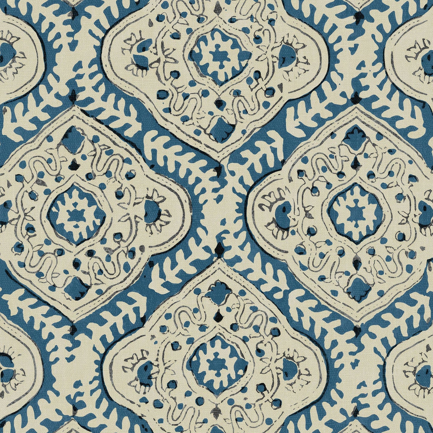 Linwood Kala Indigo FR Made to Measure Curtains