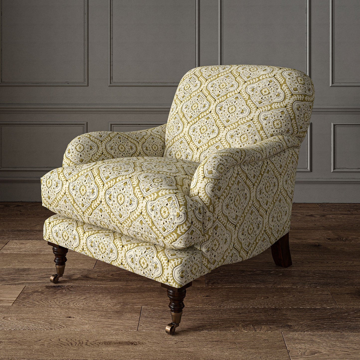 Linwood Kala Olive FR Made to Measure Curtains