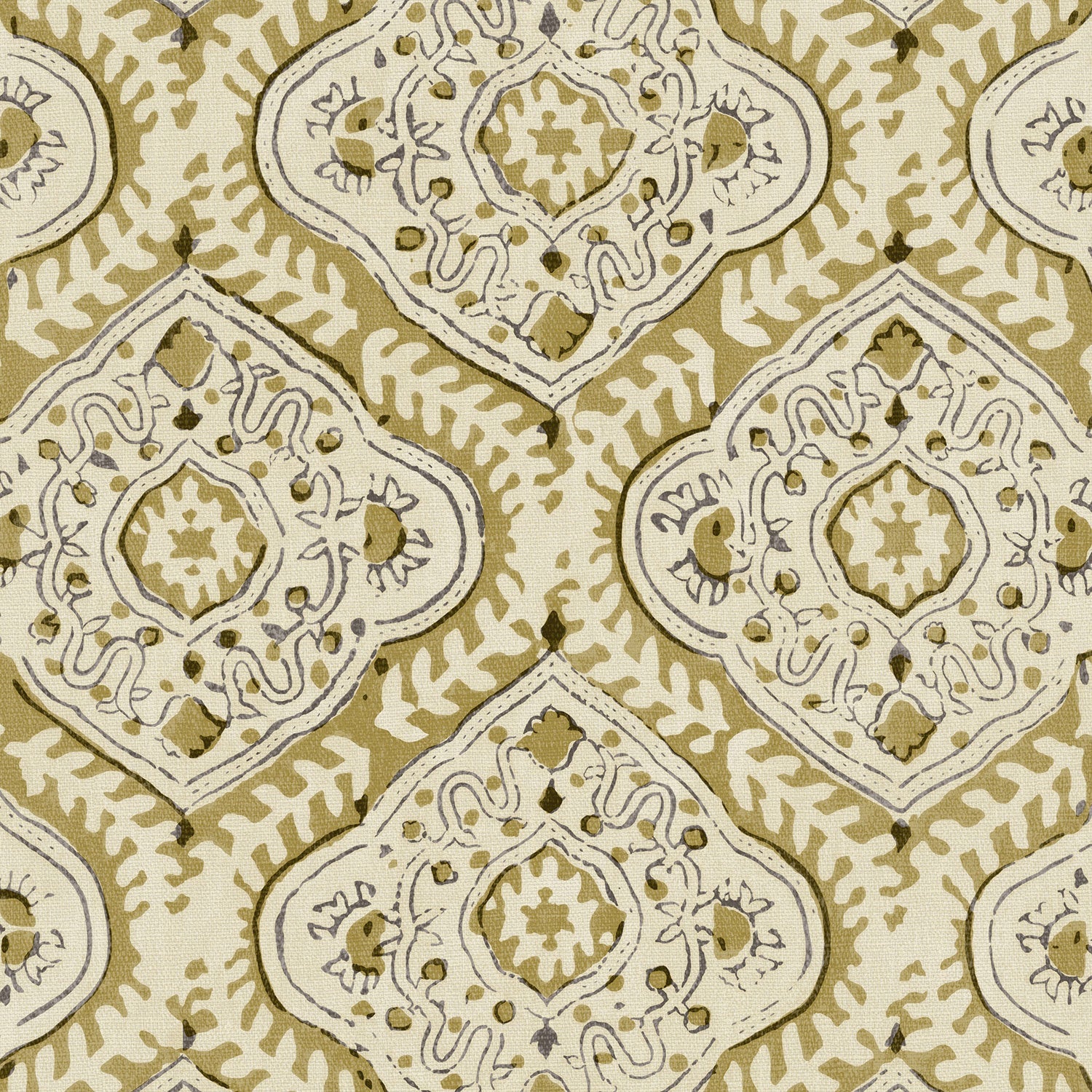 Linwood Kala Olive Made to Measure Curtains