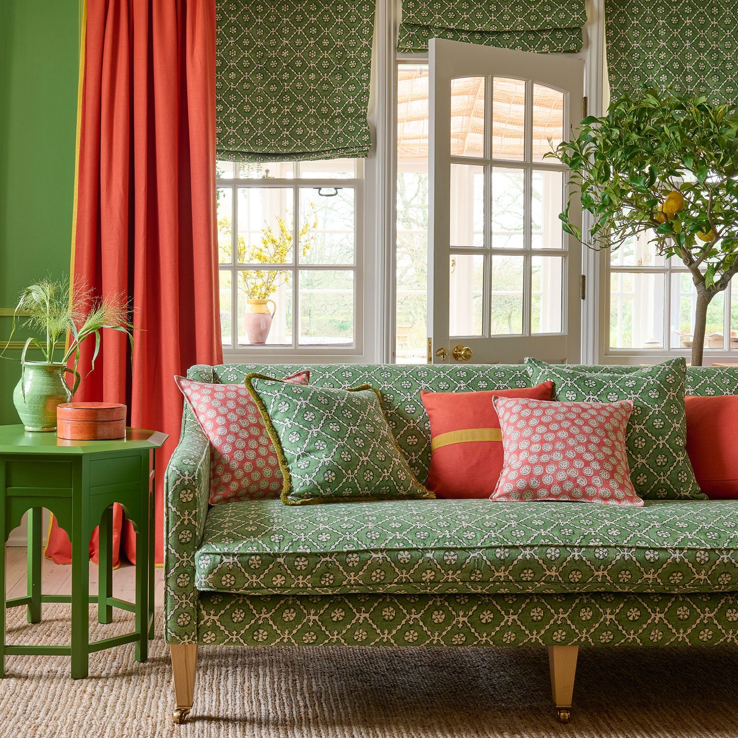 Linwood Khiva Grass Made to Measure Curtains