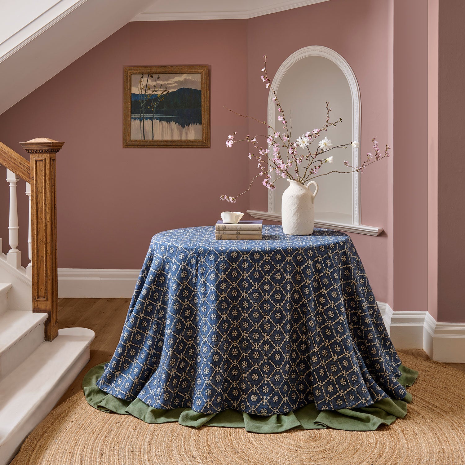 Linwood Khiva Dark Indigo Made to Measure Curtains