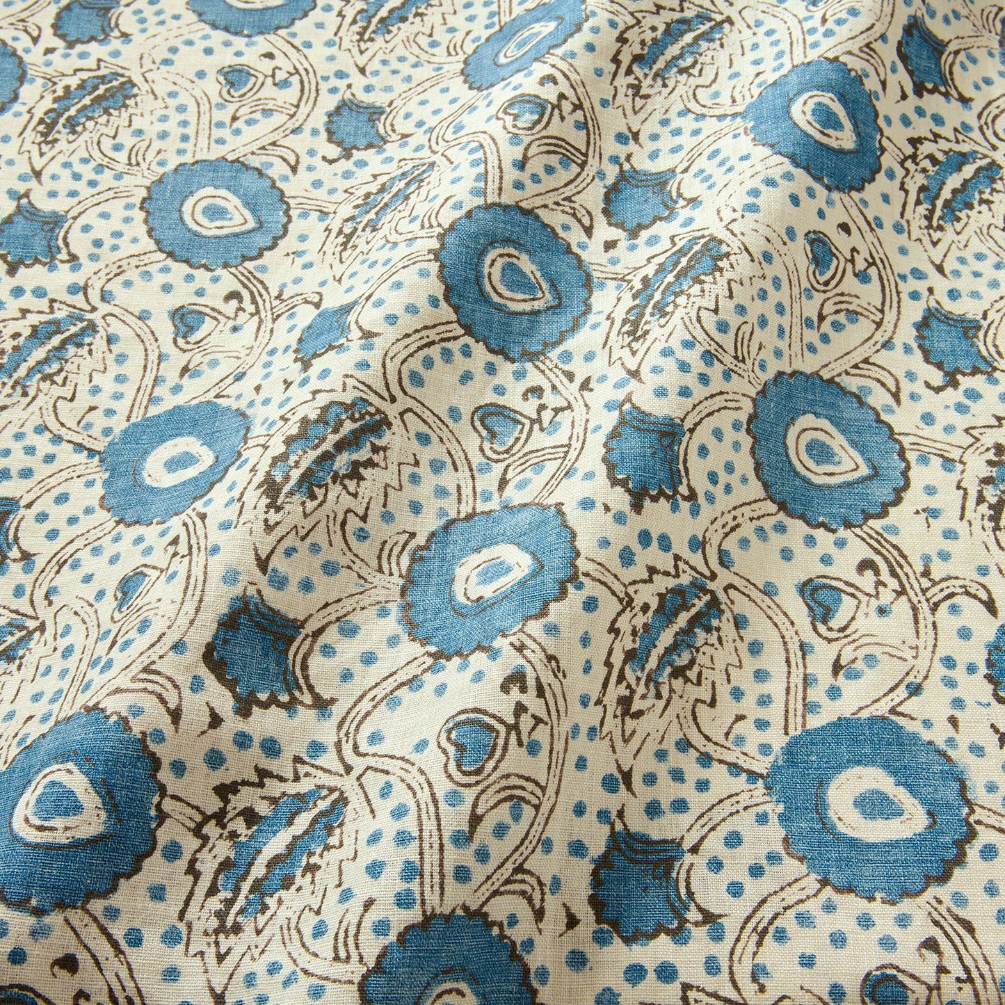 Linwood Rubia Cobalt Made to Measure Curtains