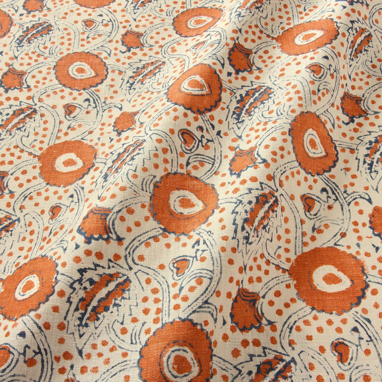Linwood Rubia Rust Made to Measure Curtains