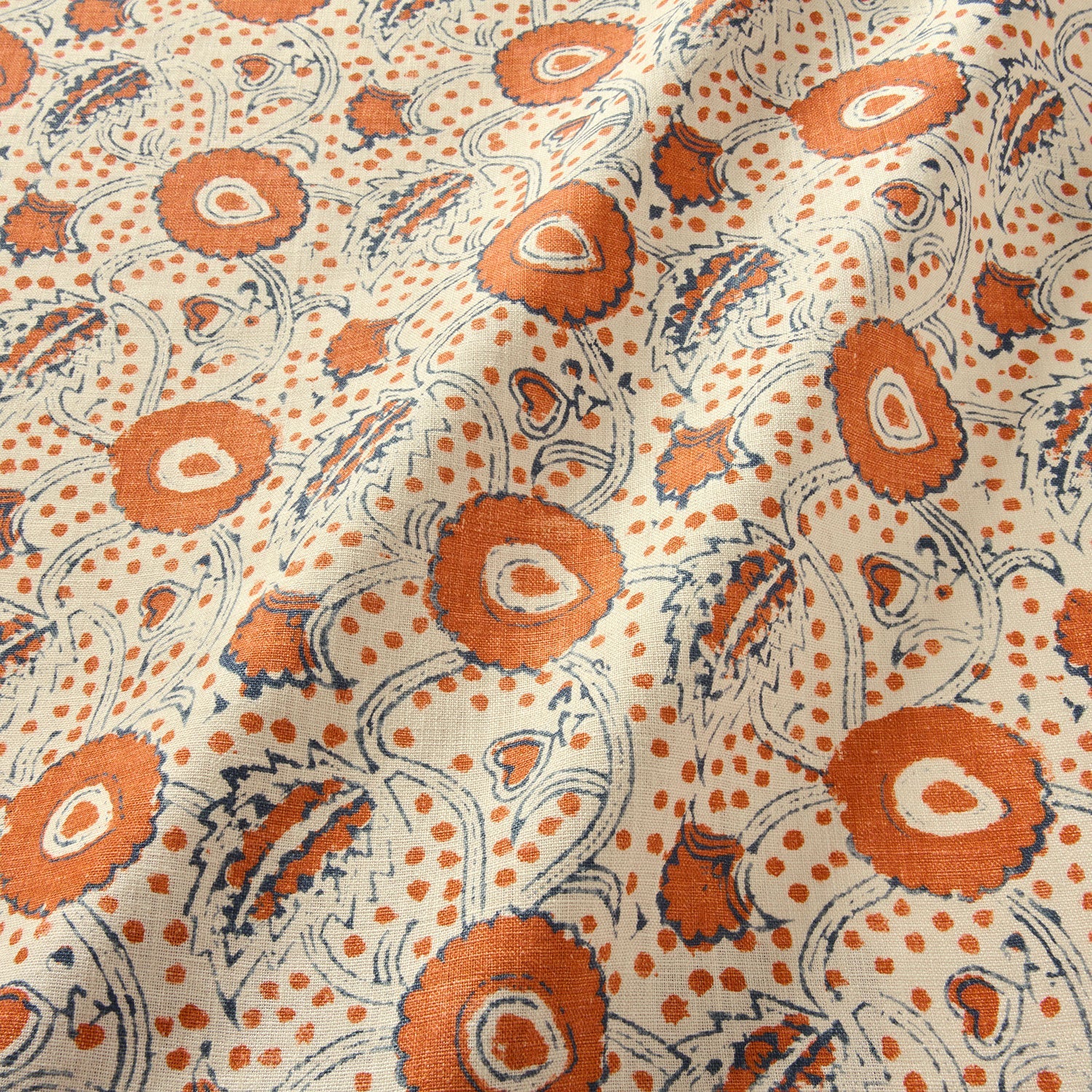 Linwood Rubia Rust Made to Measure Curtains