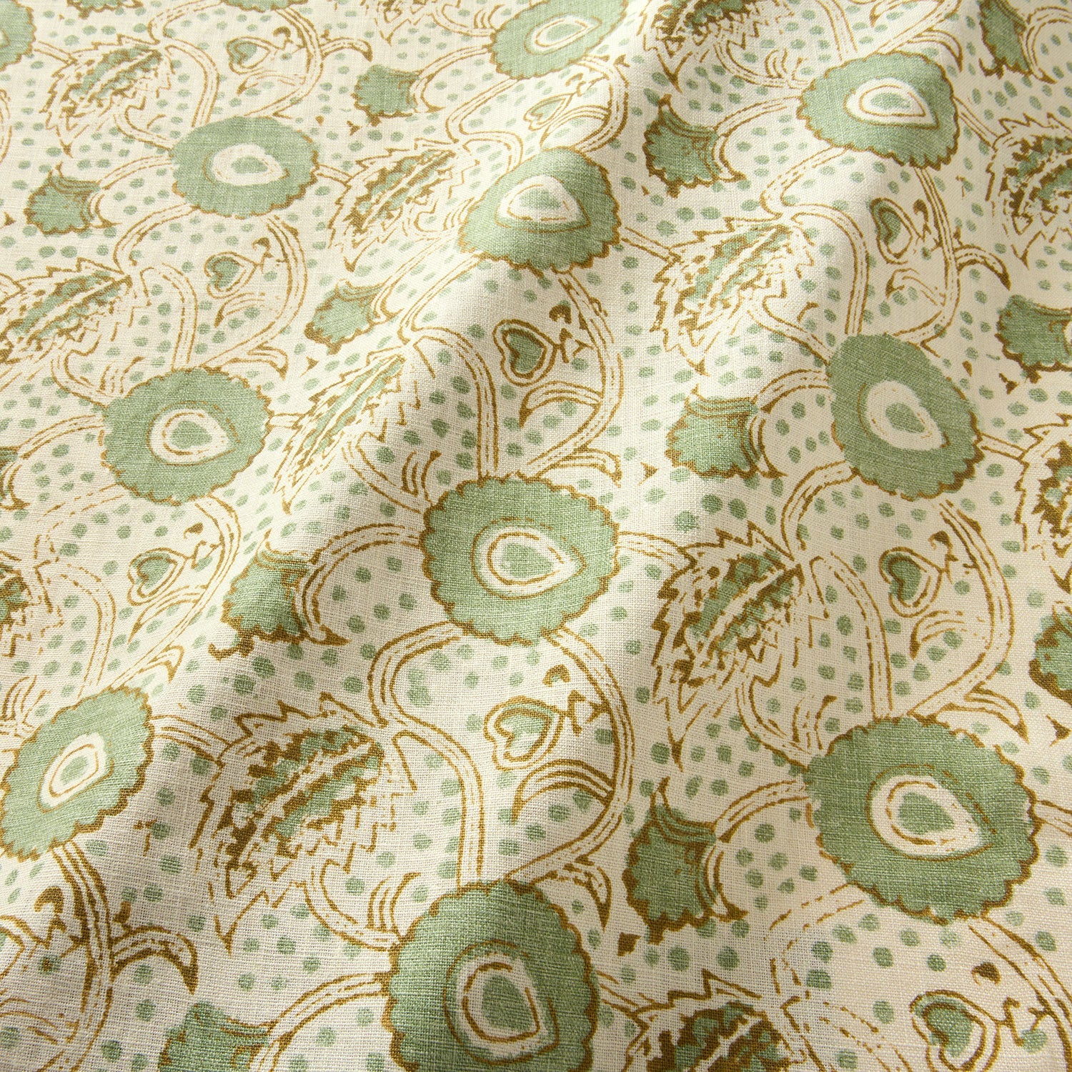 Linwood Rubia Sage Made to Measure Curtains
