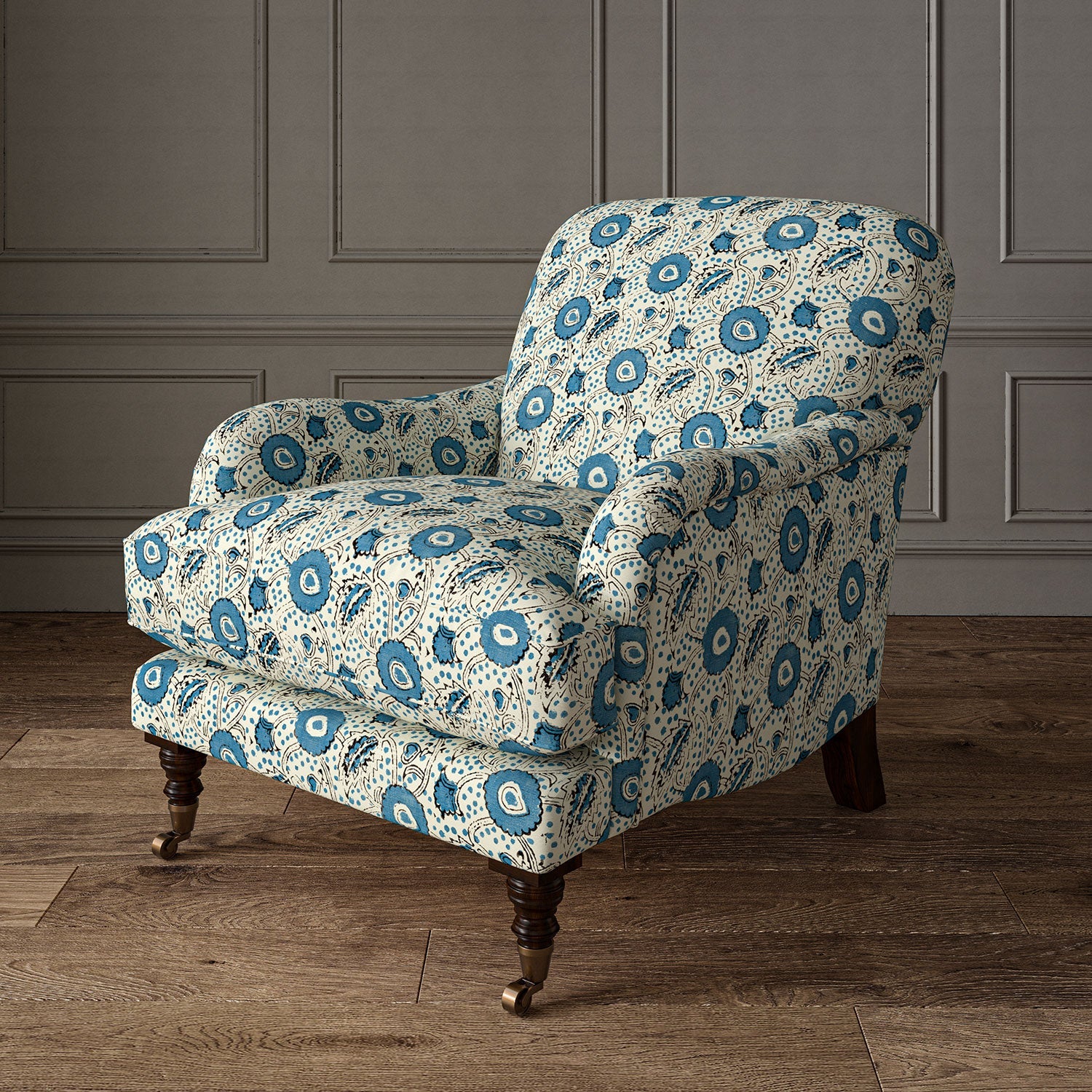 Linwood Rubia Cobalt Made to Measure Curtains