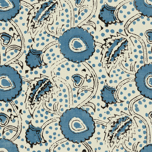 Linwood Rubia Cobalt Made to Measure Curtains