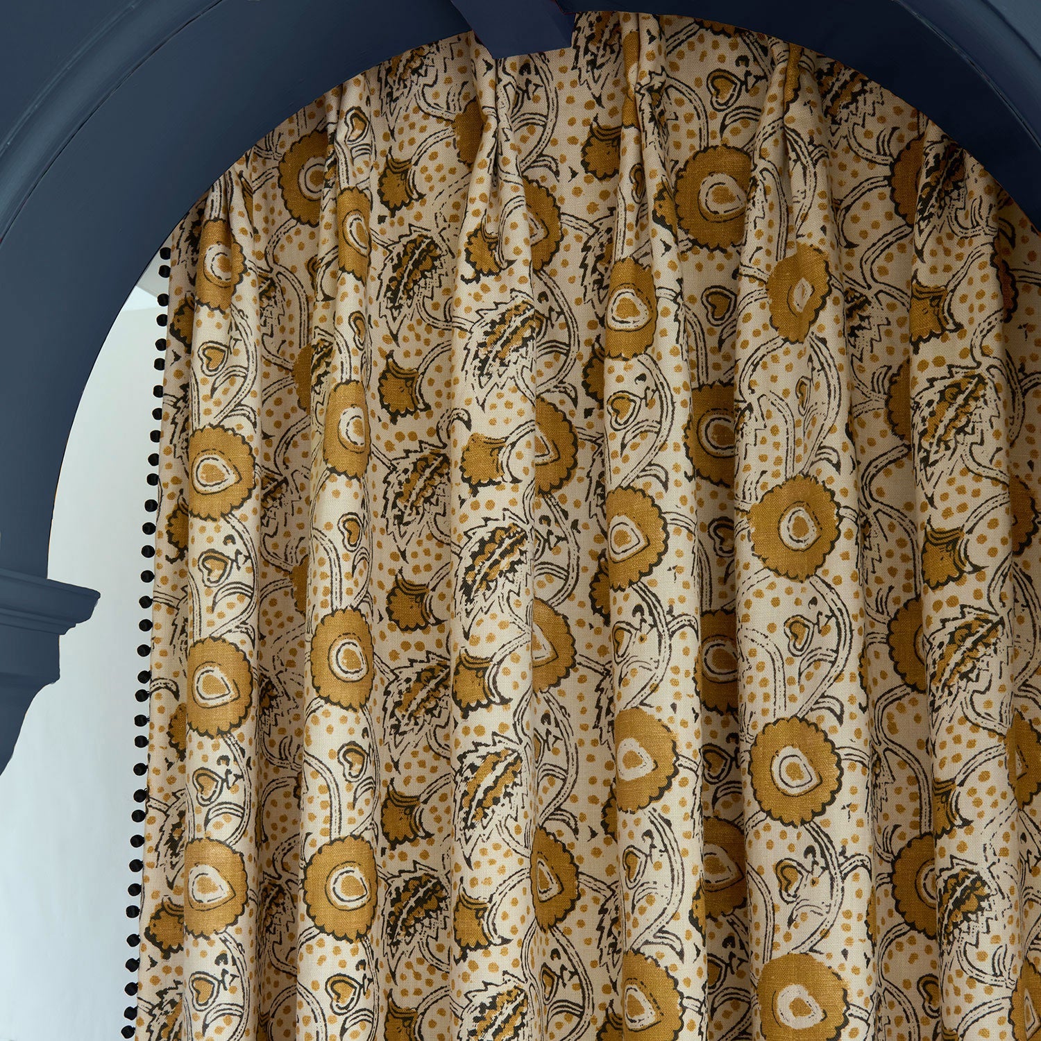 Linwood Rubia Ochre Made to Measure Curtains
