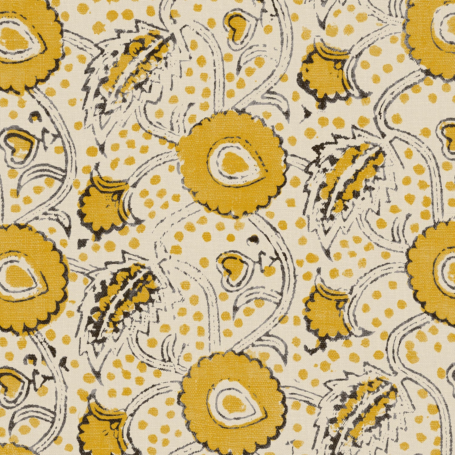 Linwood Rubia Dandelion FR Made to Measure Curtains