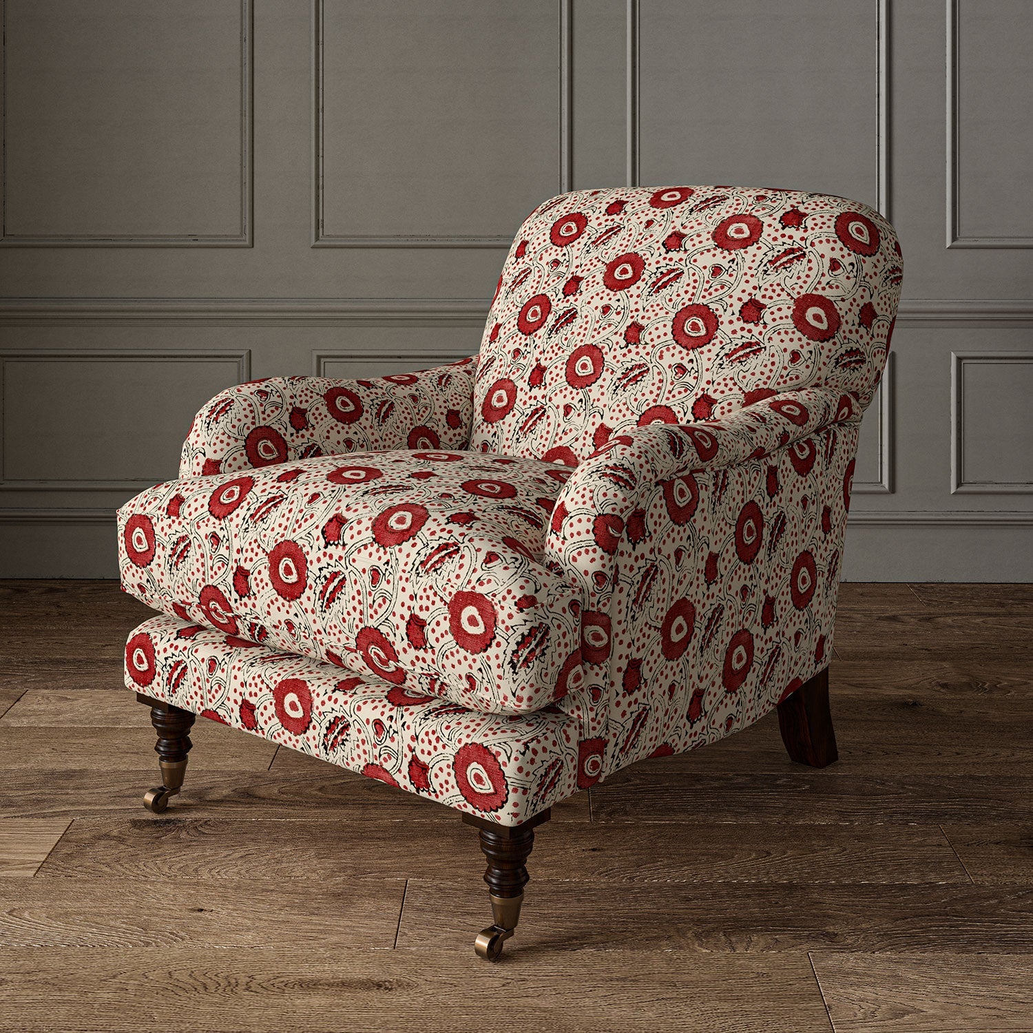 Linwood Rubia Garnet FR Made to Measure Curtains