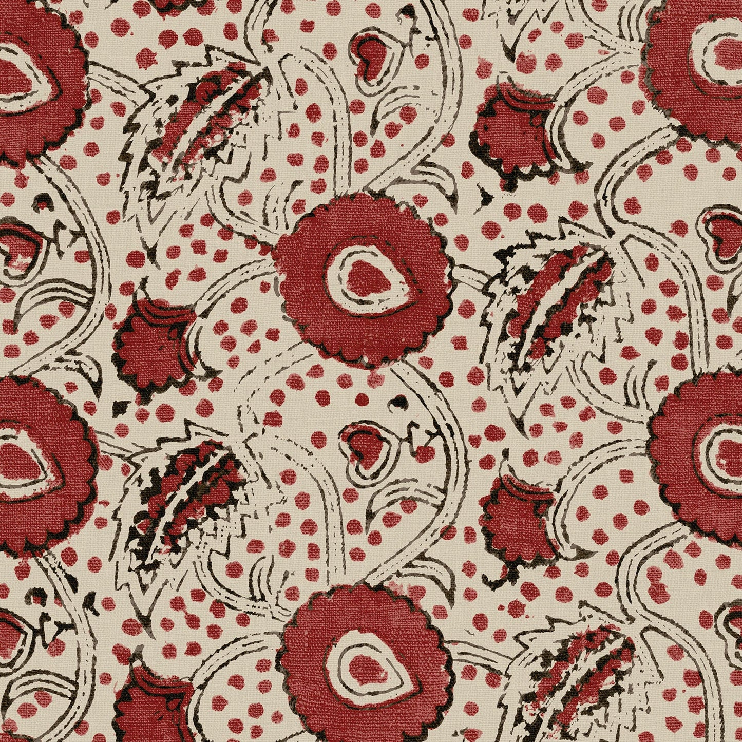 Linwood Rubia Garnet Made to Measure Curtains