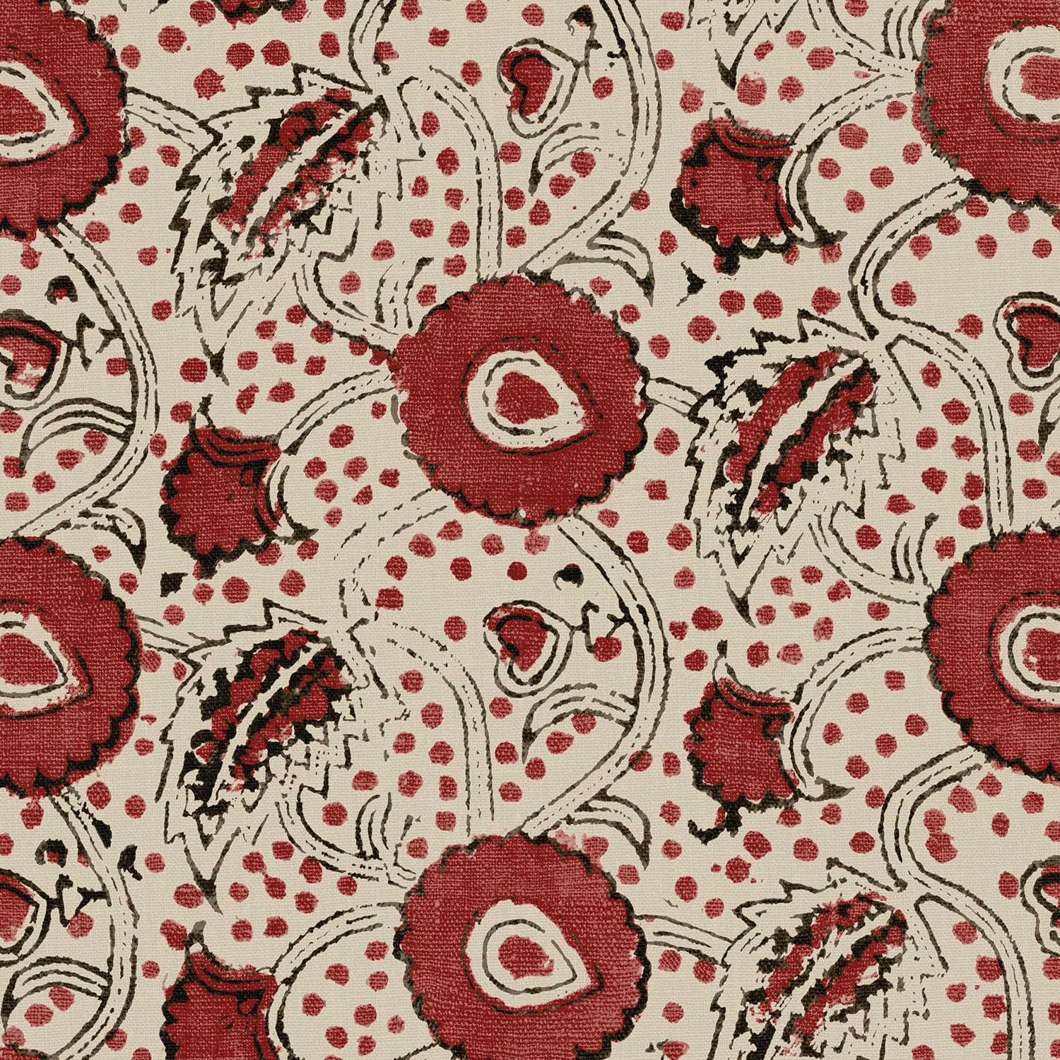 Linwood Rubia Garnet Made to Measure Curtains