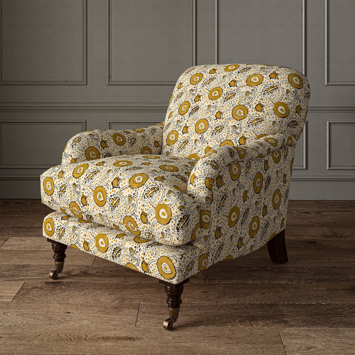 Linwood Rubia Ochre Made to Measure Curtains