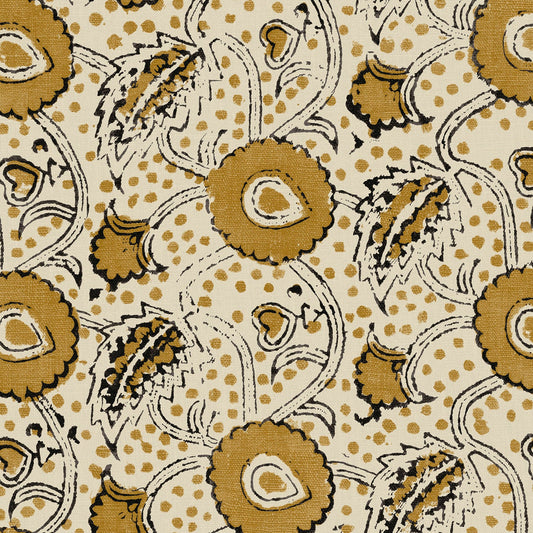 Linwood Rubia Ochre FR Made to Measure Curtains