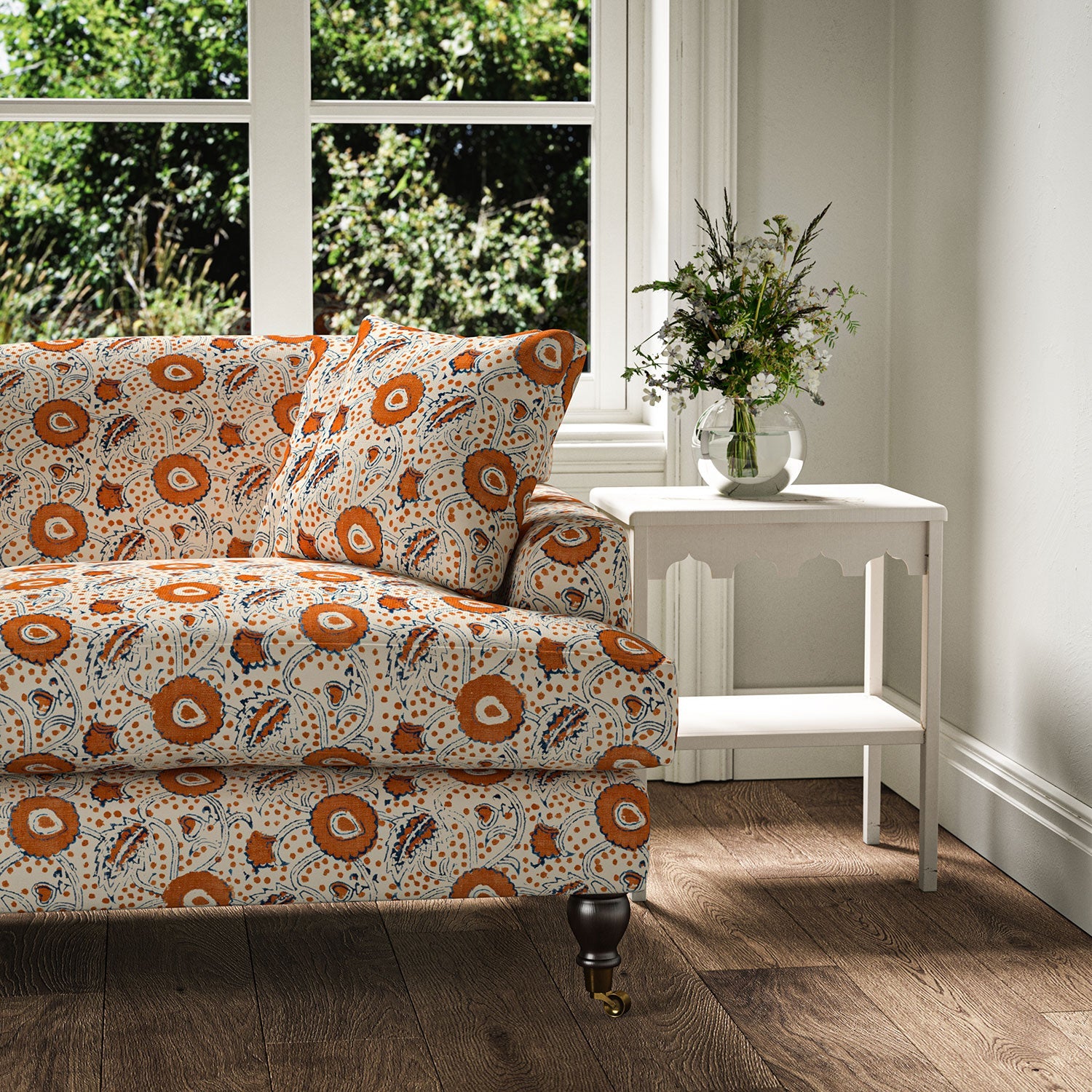 Linwood Rubia Rust FR Made to Measure Curtains