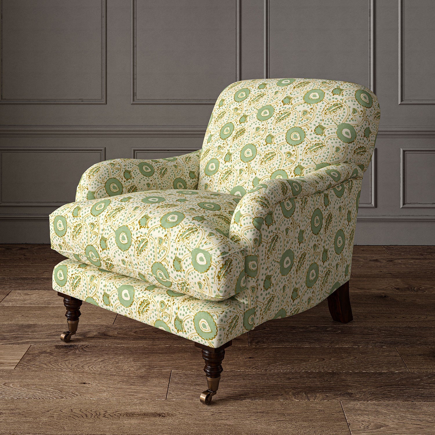 Linwood Rubia Sage FR Made to Measure Curtains