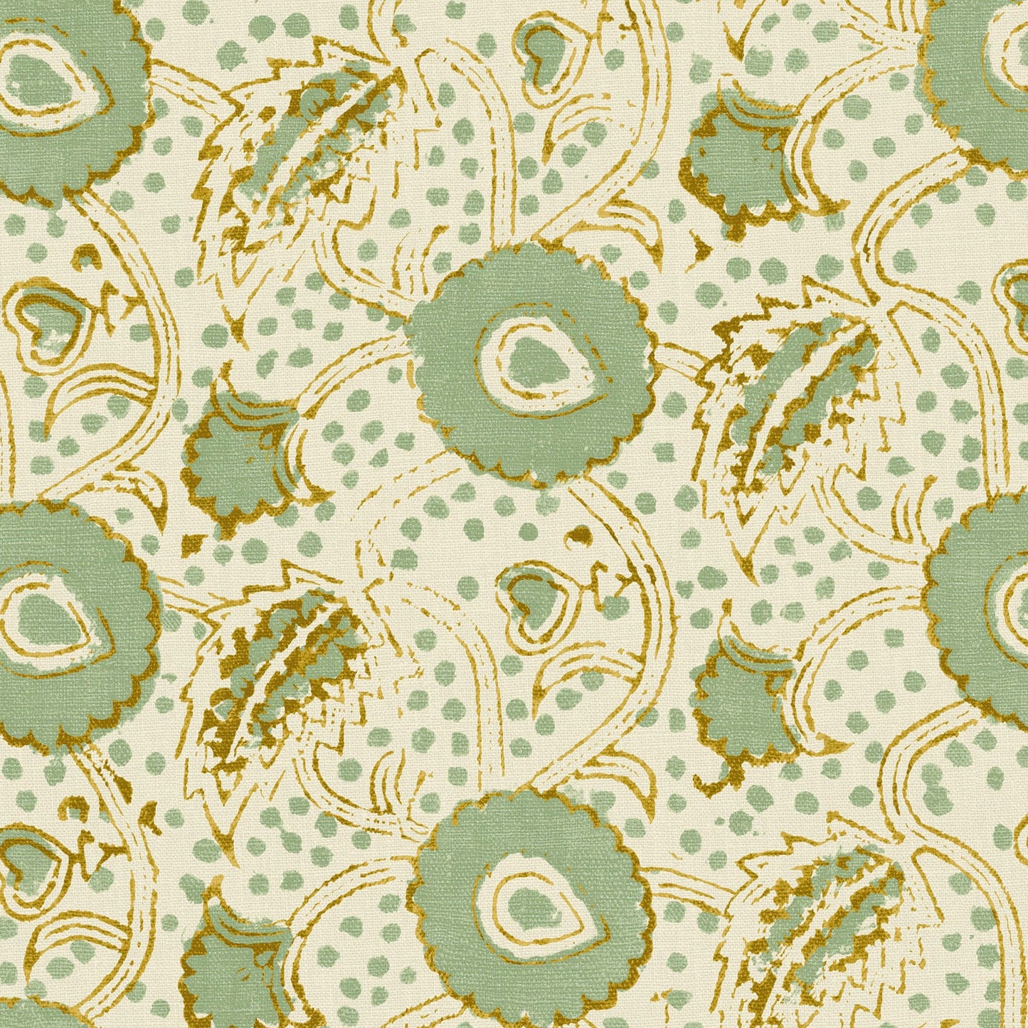 Linwood Rubia Sage Made to Measure Curtains