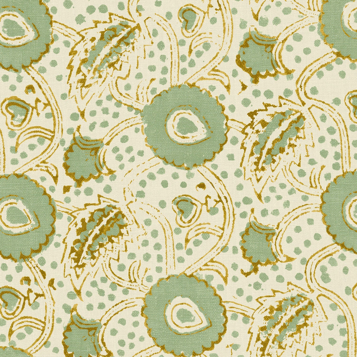 Linwood Rubia Sage Made to Measure Curtains