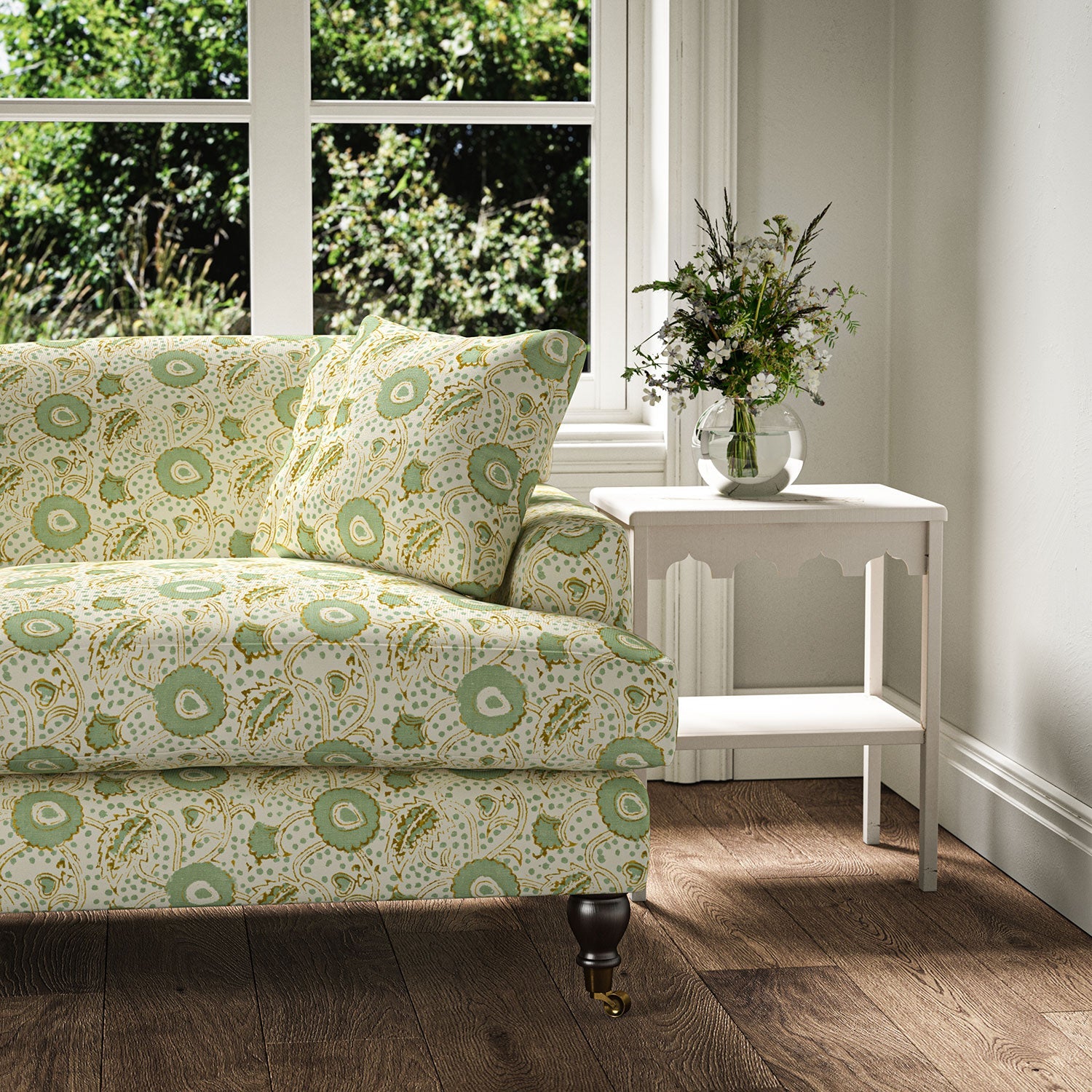 Linwood Rubia Sage Made to Measure Curtains