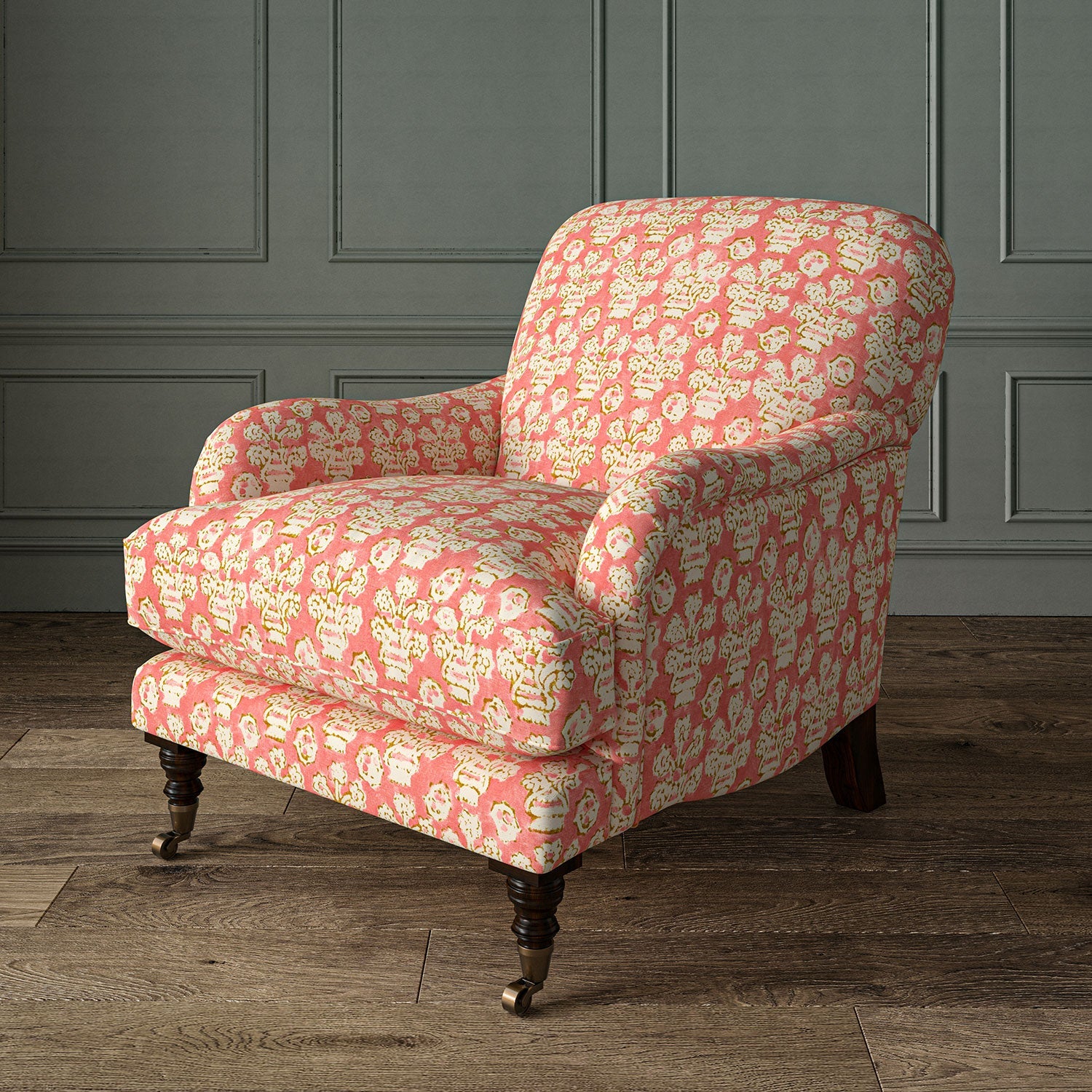 Linwood Shirin Coral Made to Measure Curtains