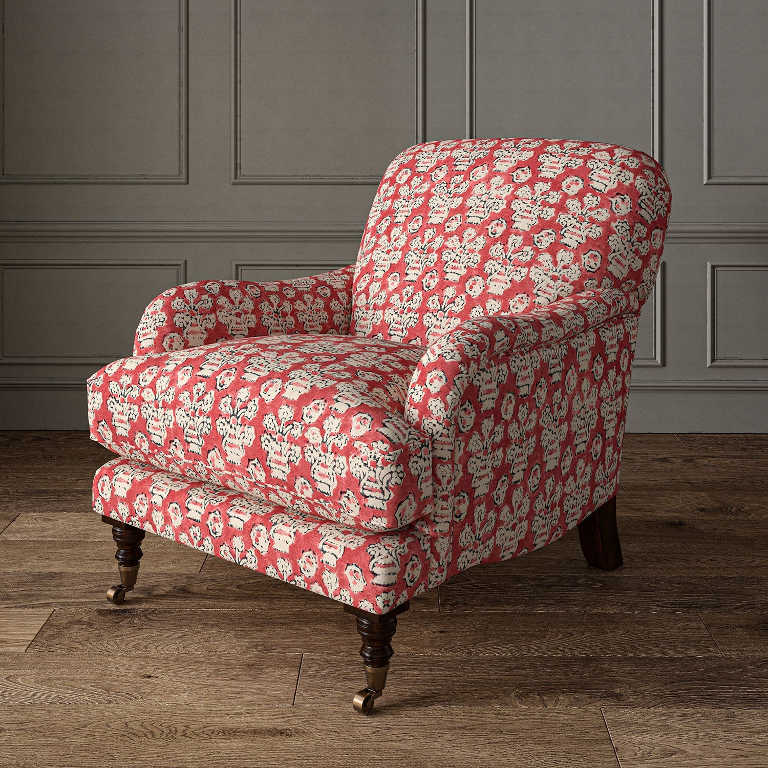 Linwood Shirin Raspberry Jam Made to Measure Curtains