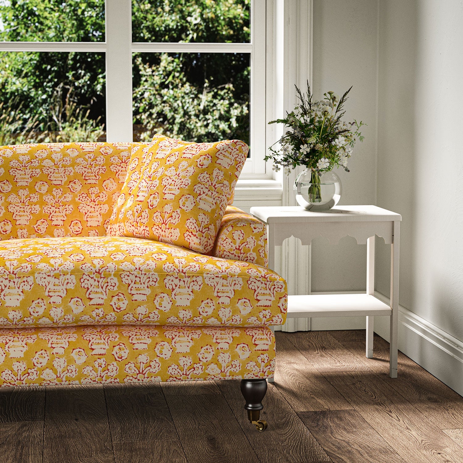 Linwood Shirin Rhubarb & Custard FR Made to Measure Curtains
