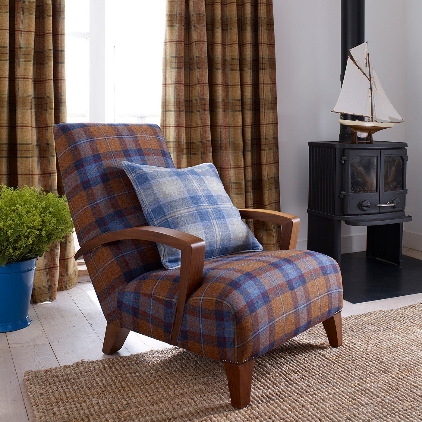 Linwood Beachcomber Stroma FR Made to Measure Curtains
