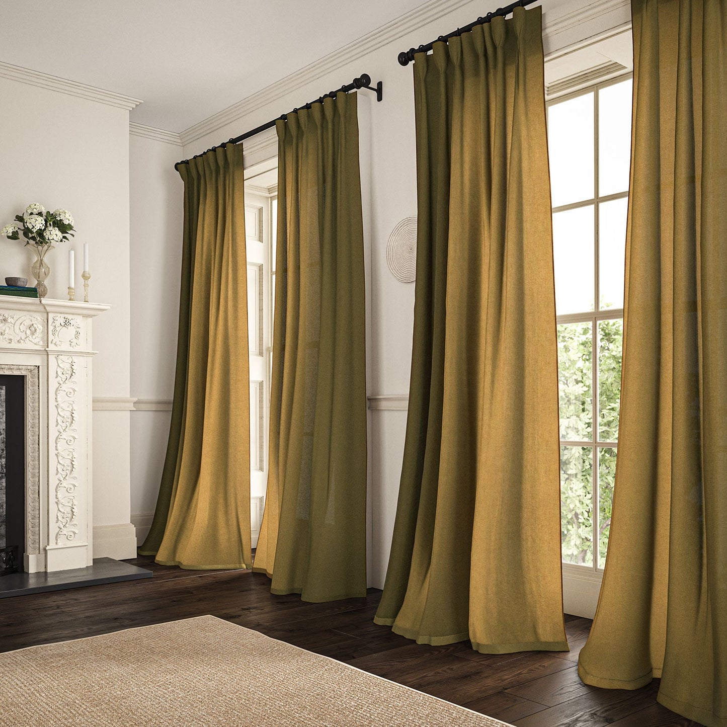 Linwood Marietta Bronze Made to Measure Curtains