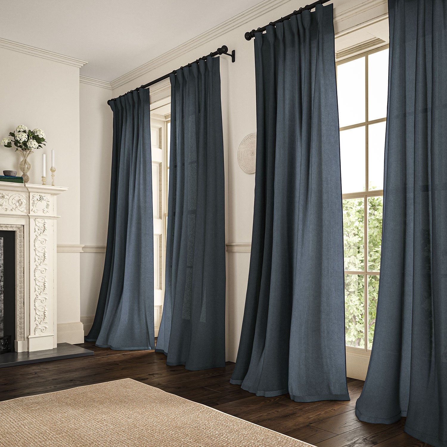 Linwood Marietta Denim Made to Measure Curtains