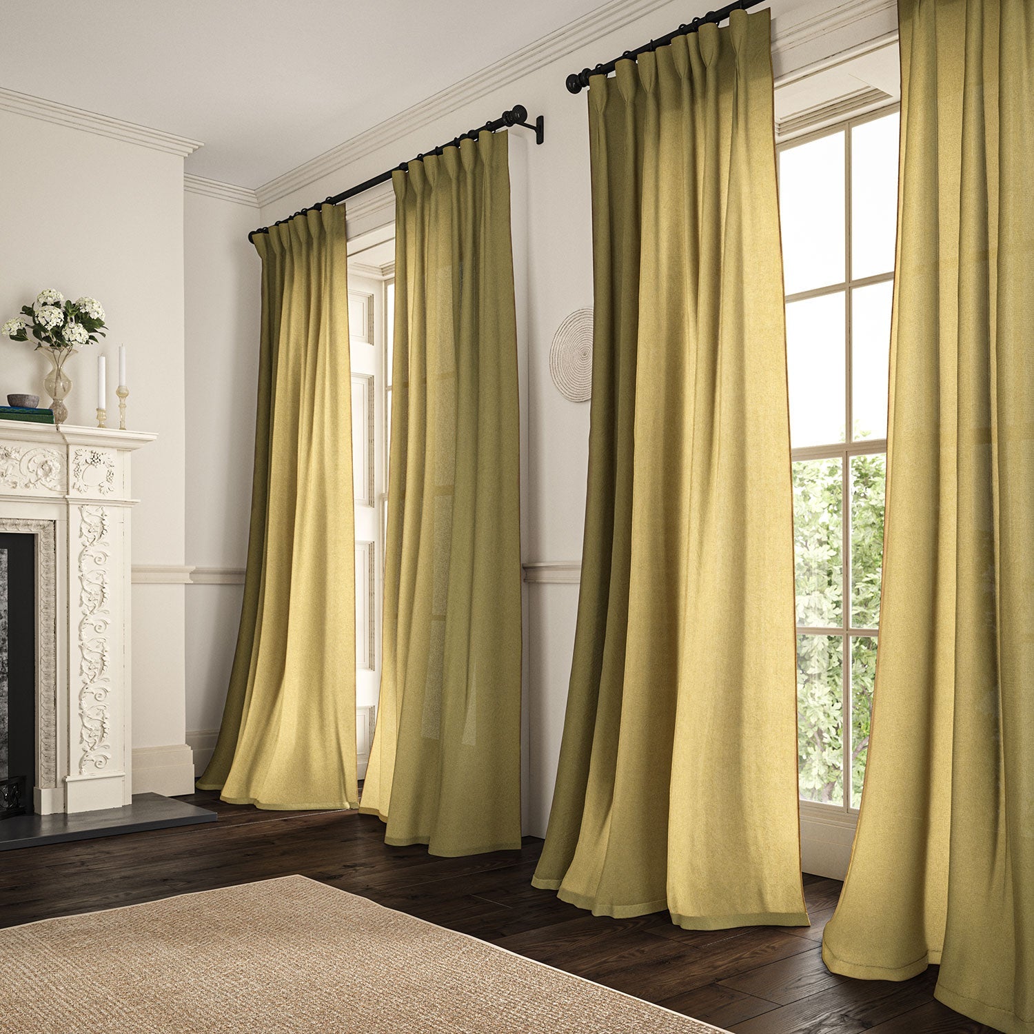 Linwood Marietta Wheat Made to Measure Curtains