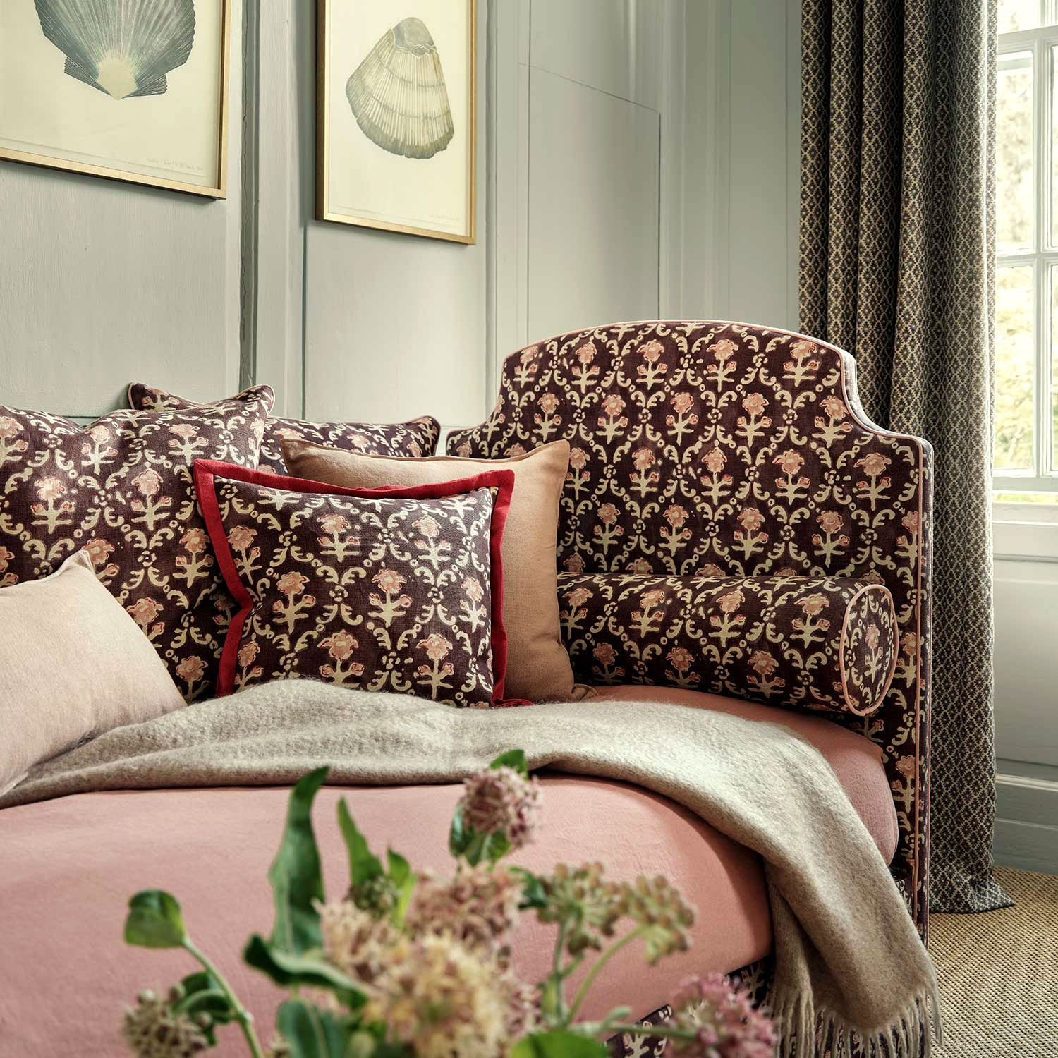 Linwood Hinako Prune Made to Measure Curtains