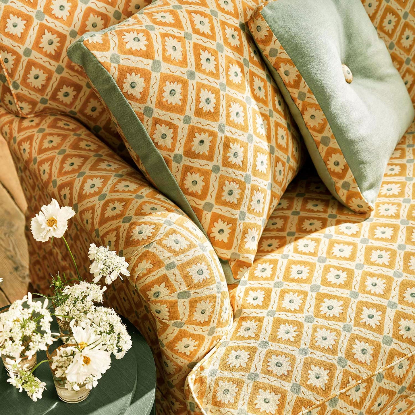 Linwood Ima Marigold FR Made to Measure Curtains