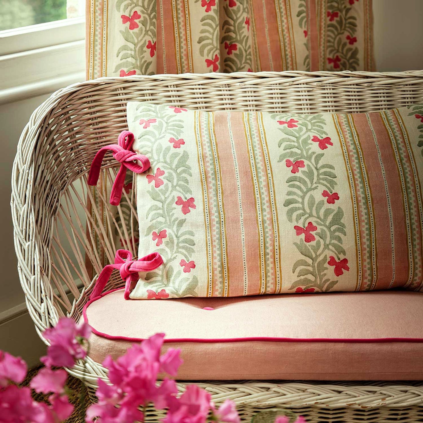 Linwood Yala Stripe Tulip Made to Measure Curtains