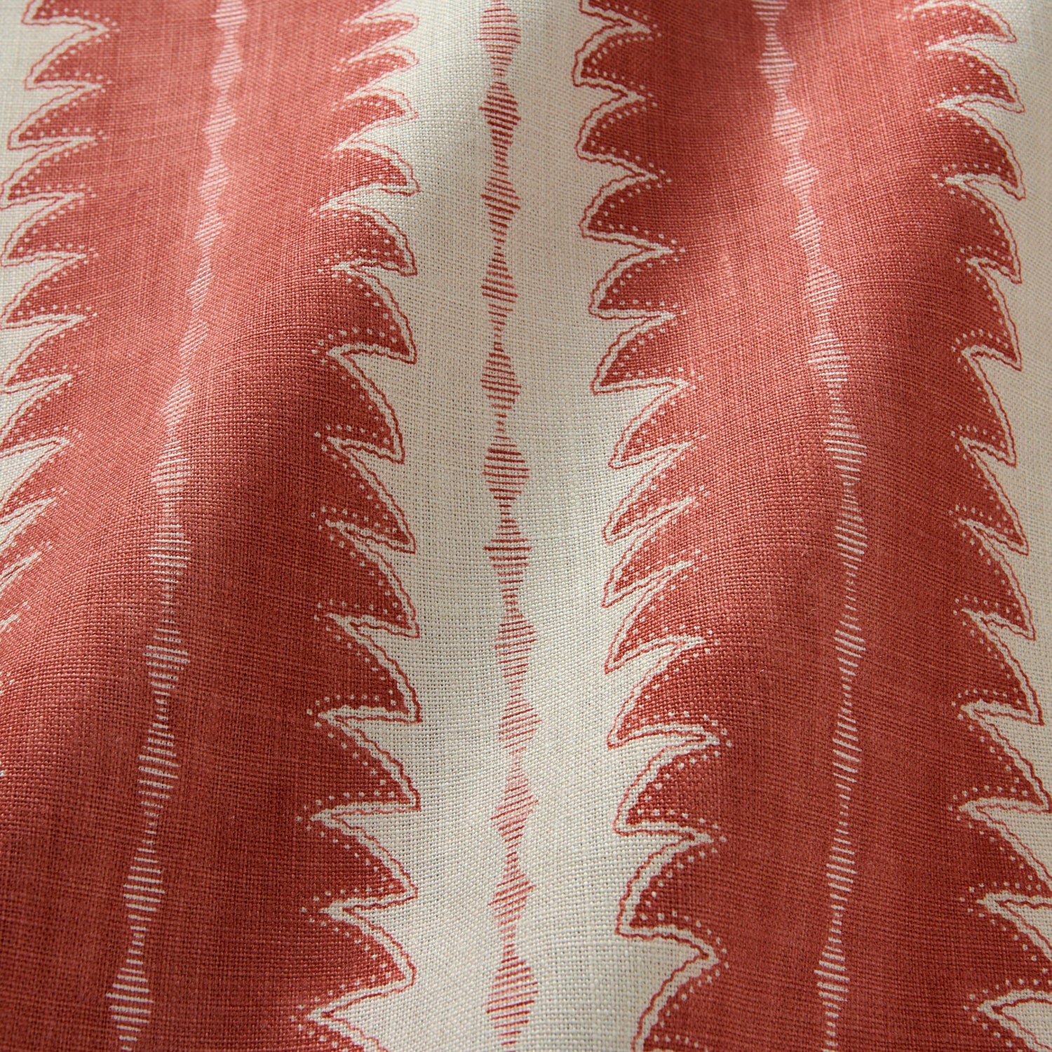 Linwood Ruched Cardinal FR Made to Measure Curtains
