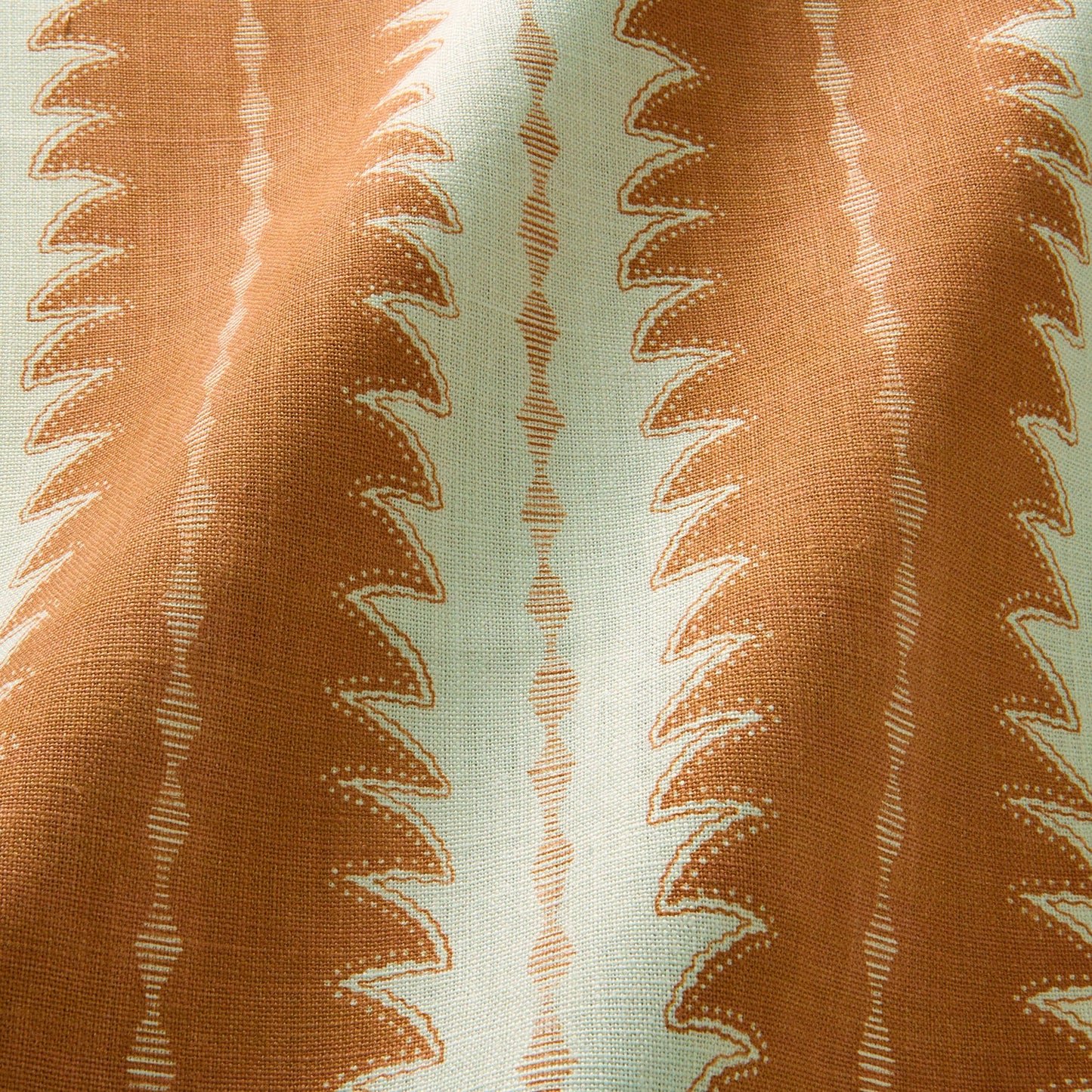 Linwood Ruched Cognac Made to Measure Curtains