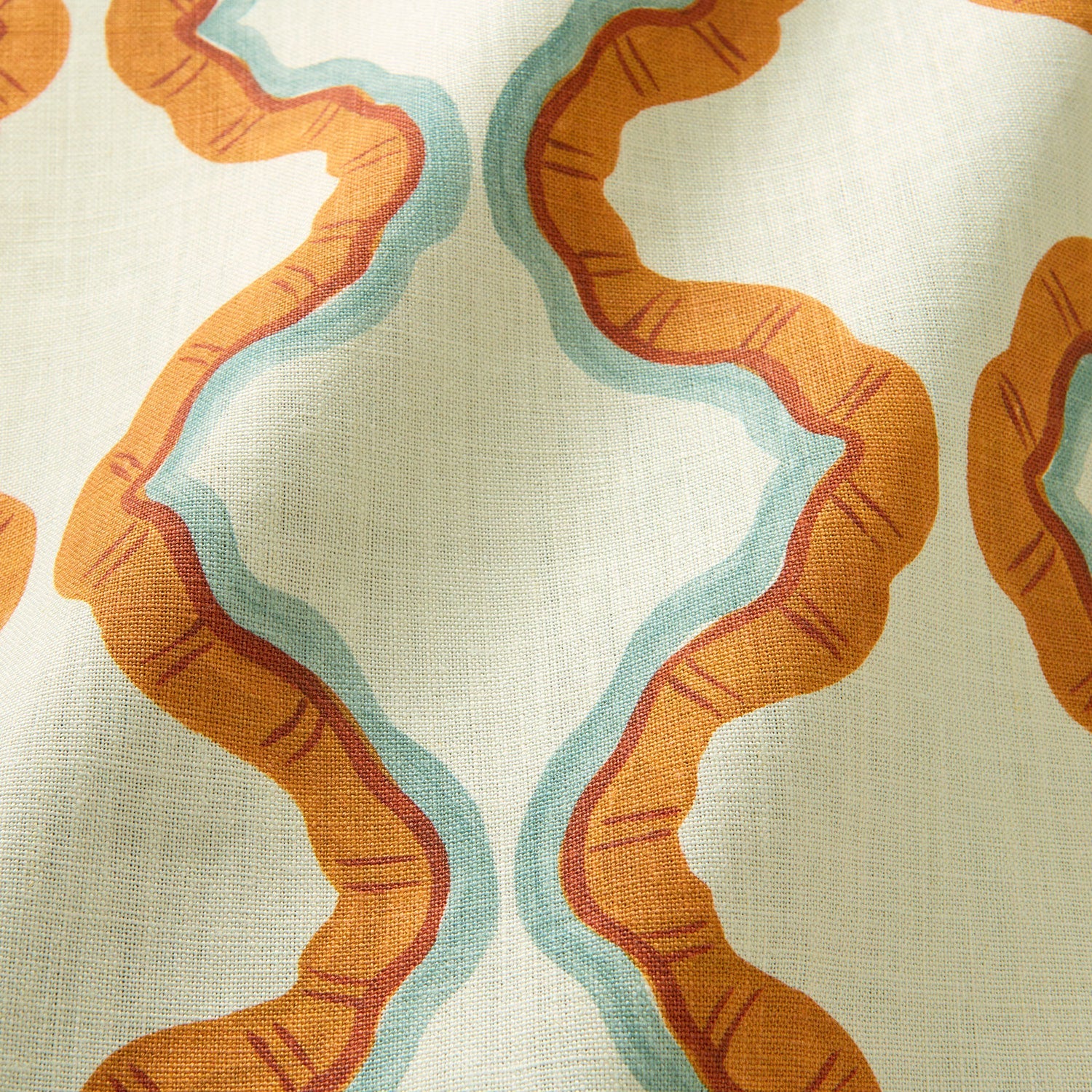 Linwood Ruffled Petra FR Made to Measure Curtains