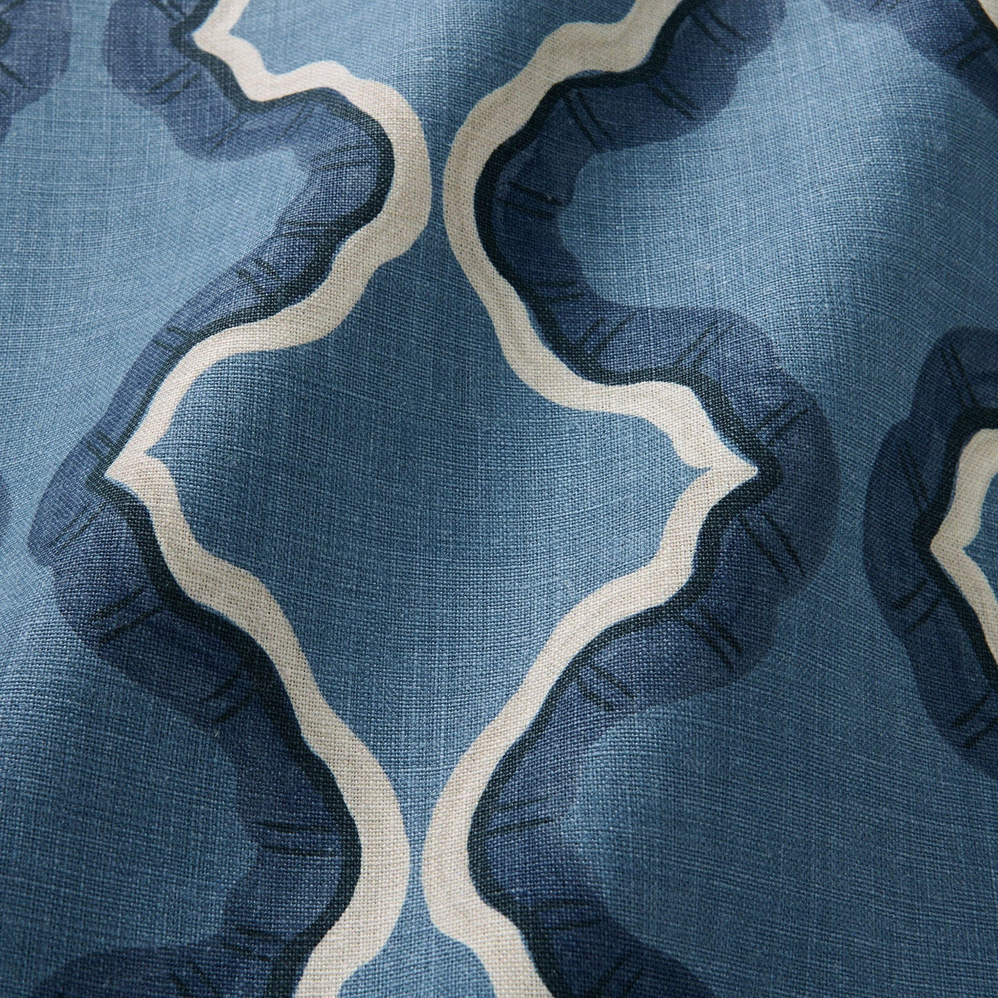 Linwood Ruffled Portofino FR Made to Measure Curtains