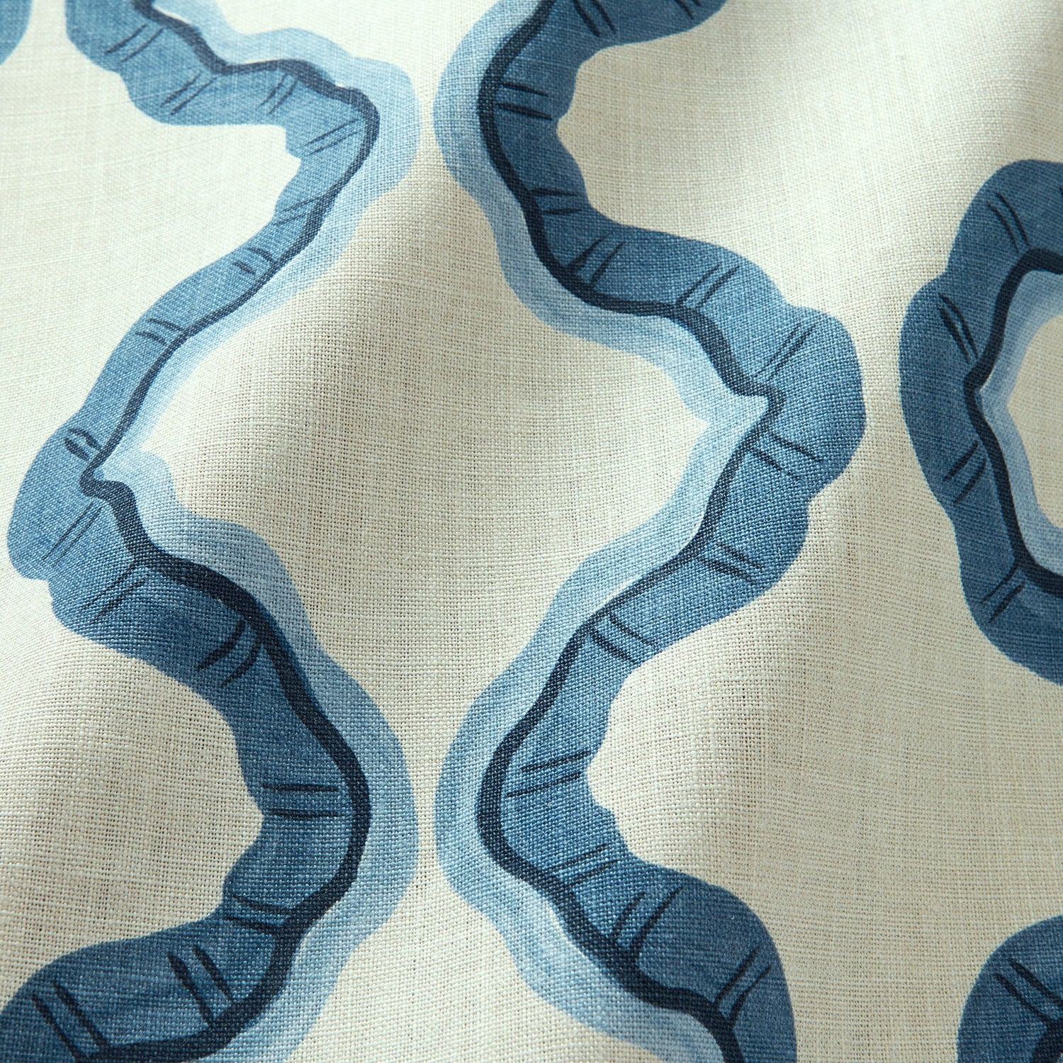 Linwood Ruffled Santorini Made to Measure Curtains
