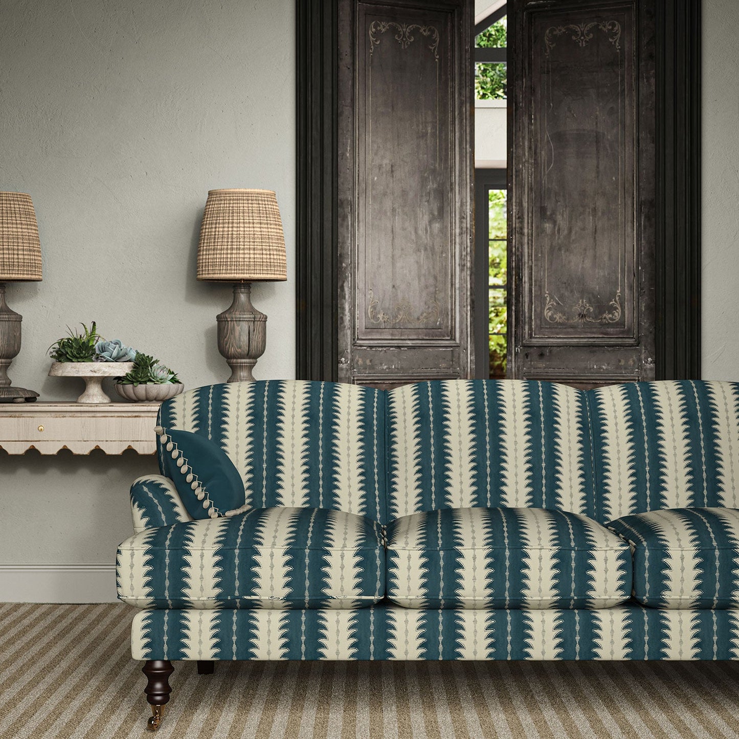 Linwood Ruched Amalfi FR Made to Measure Curtains