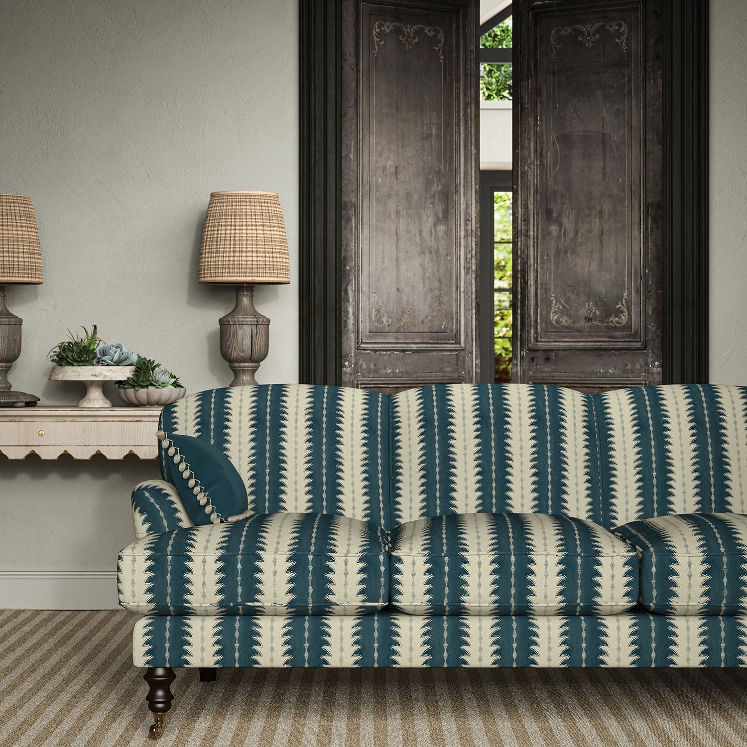 Linwood Ruched Amalfi FR Made to Measure Curtains