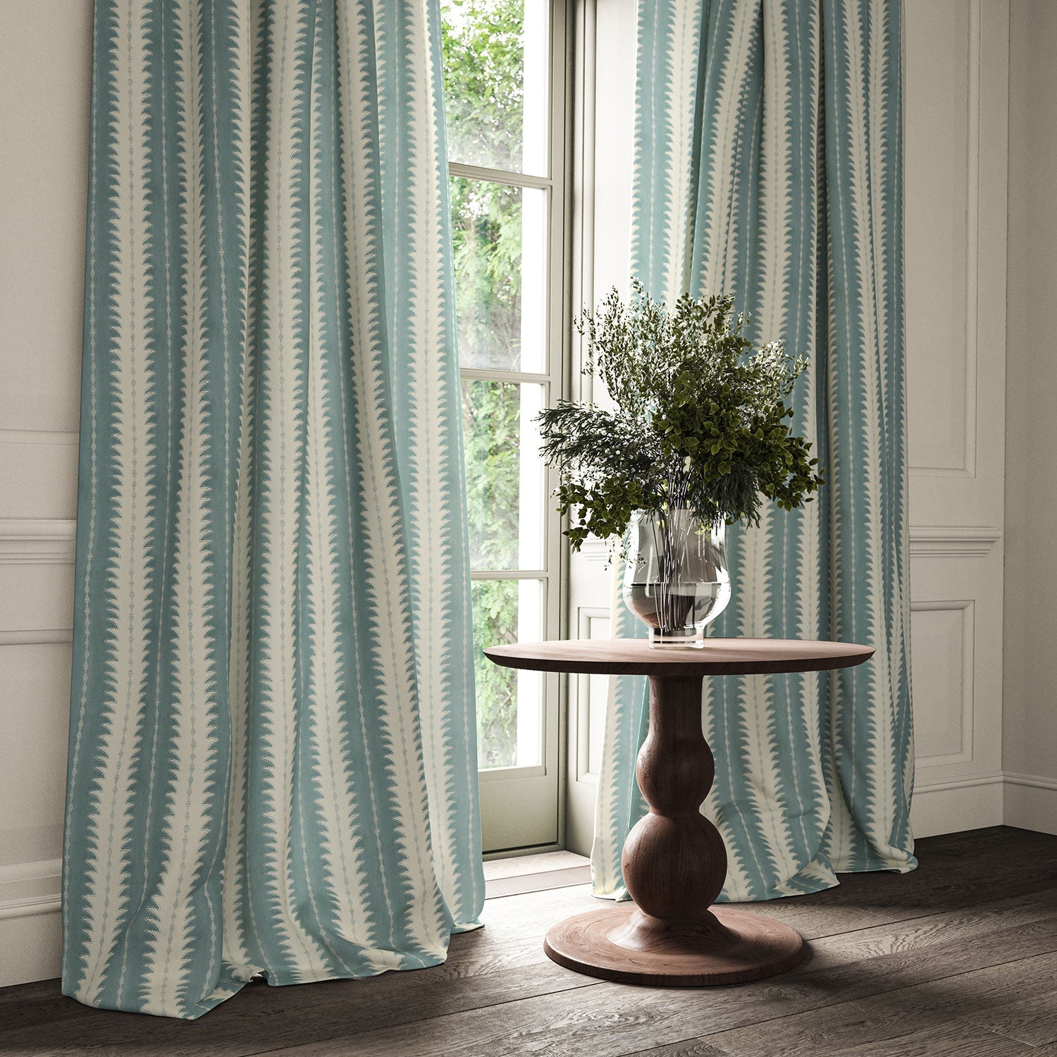 Linwood Ruched Cameo FR Made to Measure Curtains