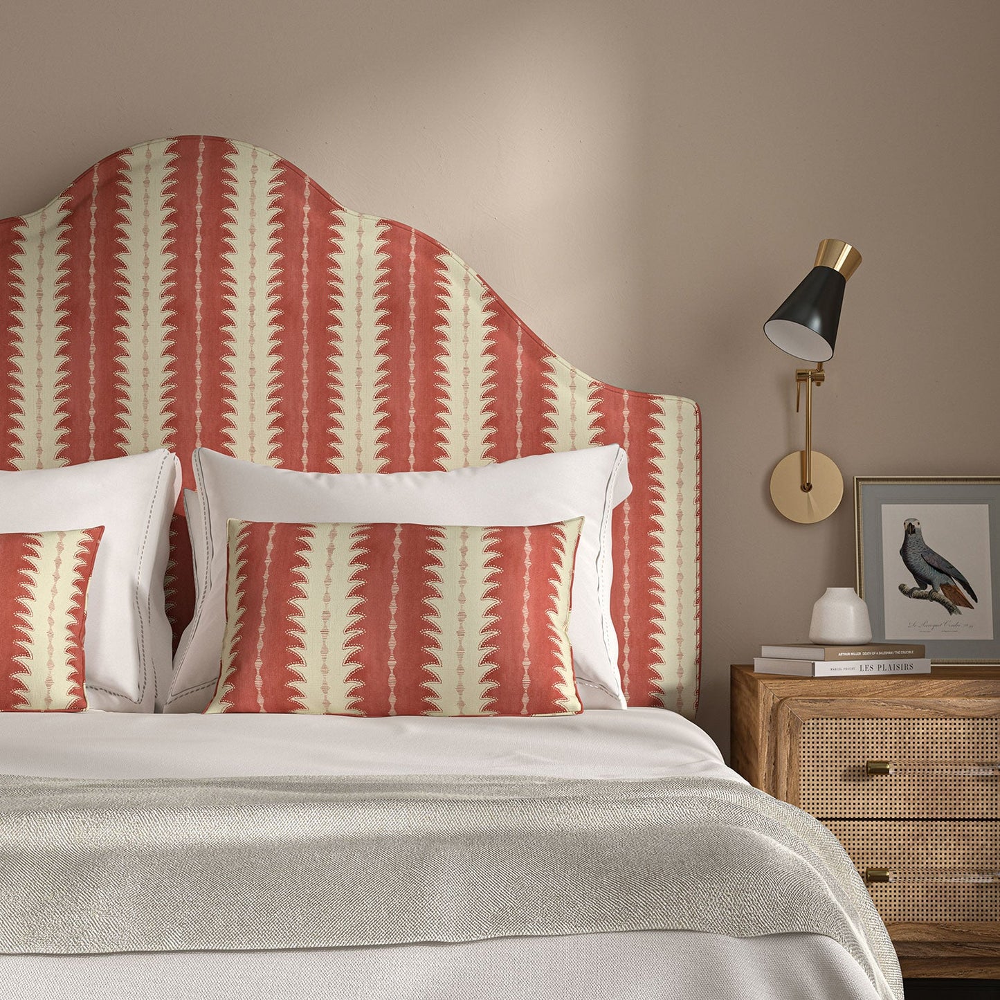 Linwood Ruched Cardinal Made to Measure Curtains