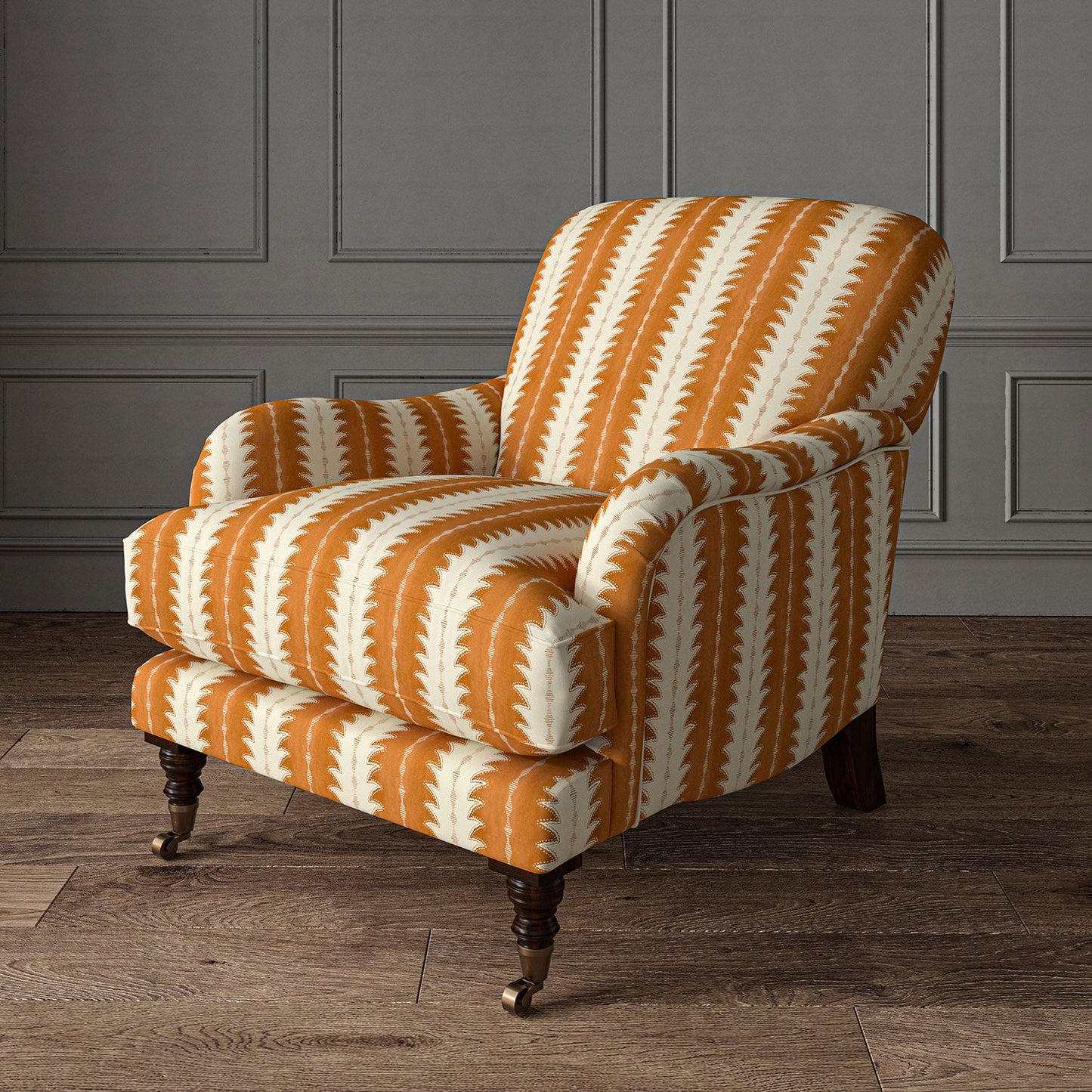 Linwood Ruched Cognac Made to Measure Curtains