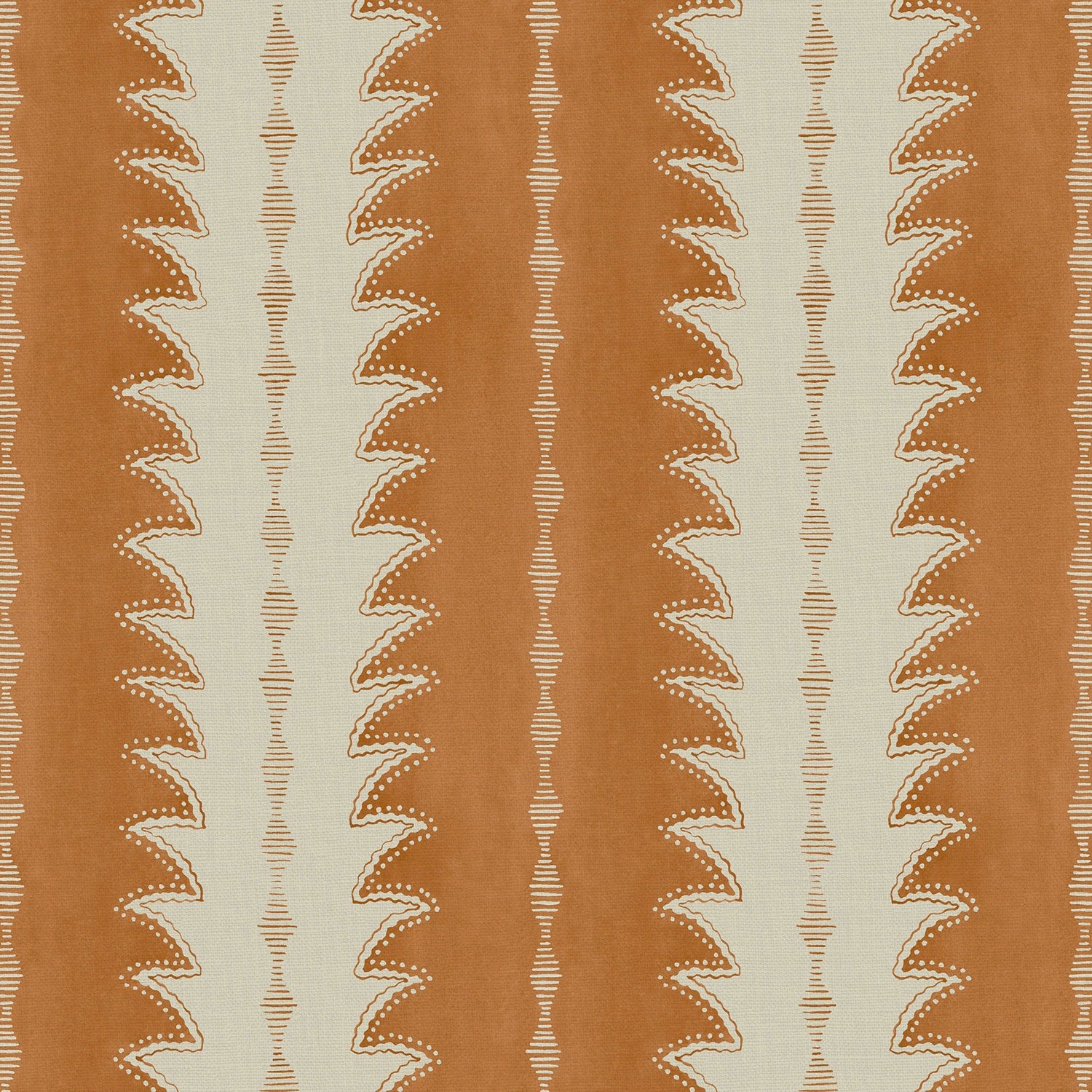 Linwood Ruched Cognac Made to Measure Curtains