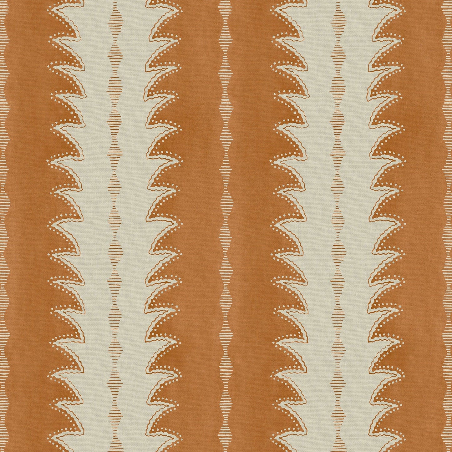 Linwood Ruched Cognac FR Made to Measure Curtains