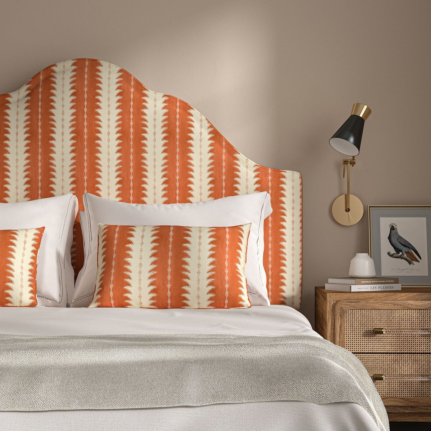 Linwood Ruched Lava Made to Measure Curtains