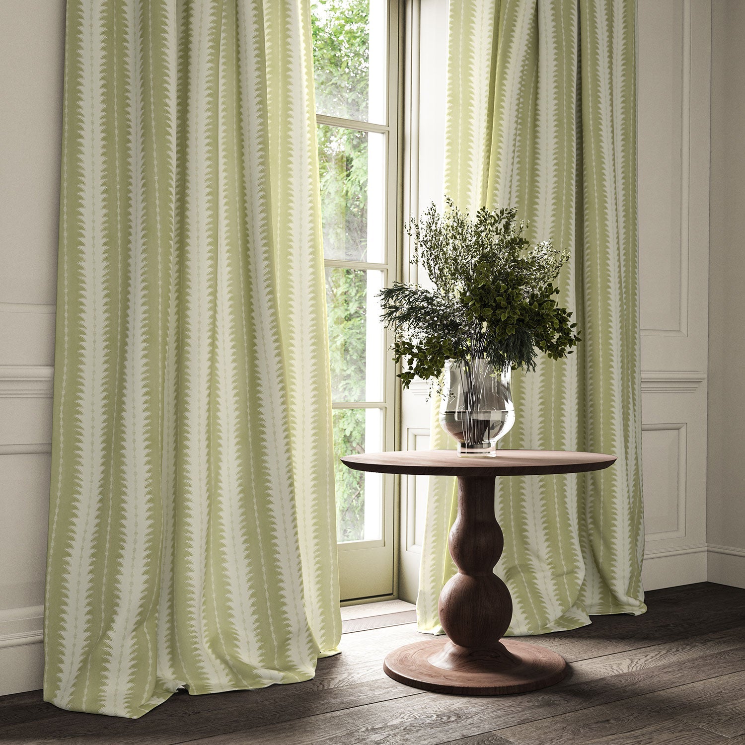 Linwood Ruched Matcha Made to Measure Curtains