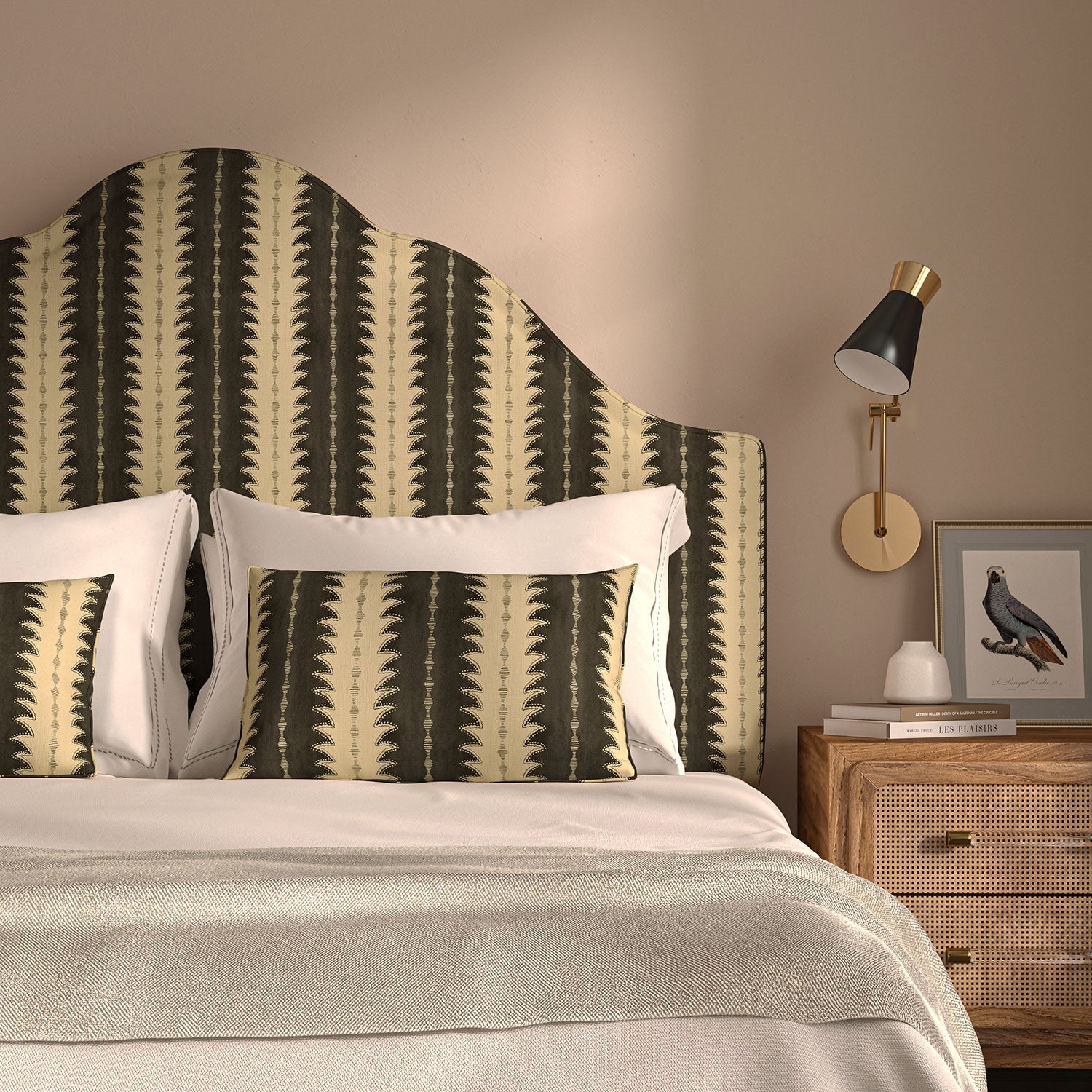 Linwood Ruched Soot Made to Measure Curtains